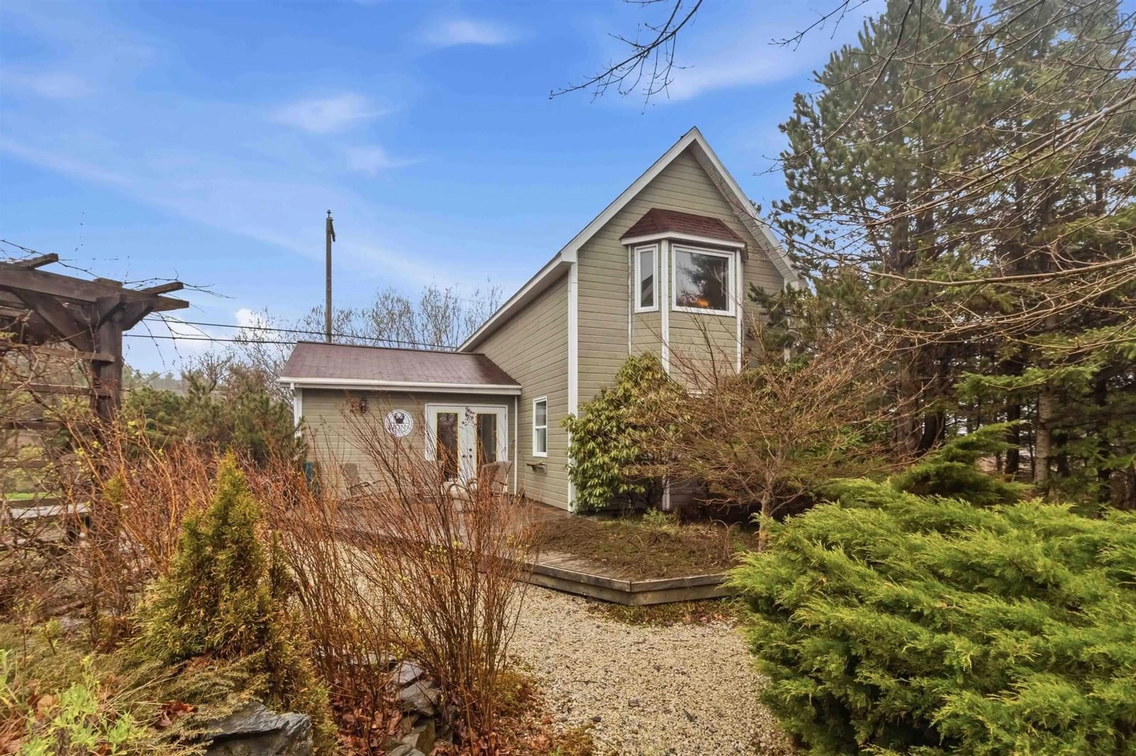 A pic from outside/outdoor area/front of a property/back of a property/a pic from drone, unknown for 5204-5206 Route 329, Blandford Nova Scotia B0J 1T0