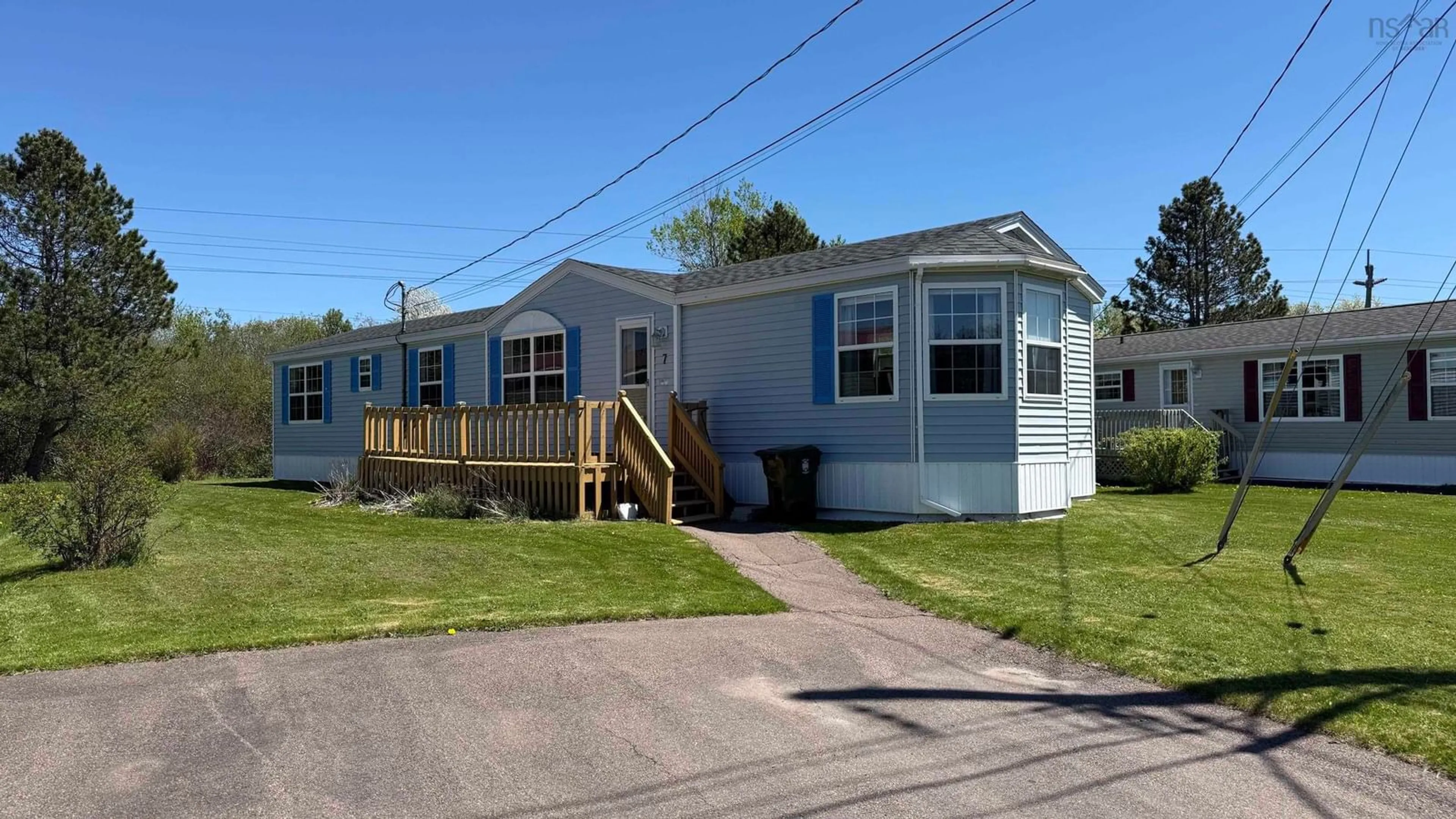 Home with vinyl exterior material, street for 7 Fernwood Dr, Amherst Nova Scotia B4H 4P4