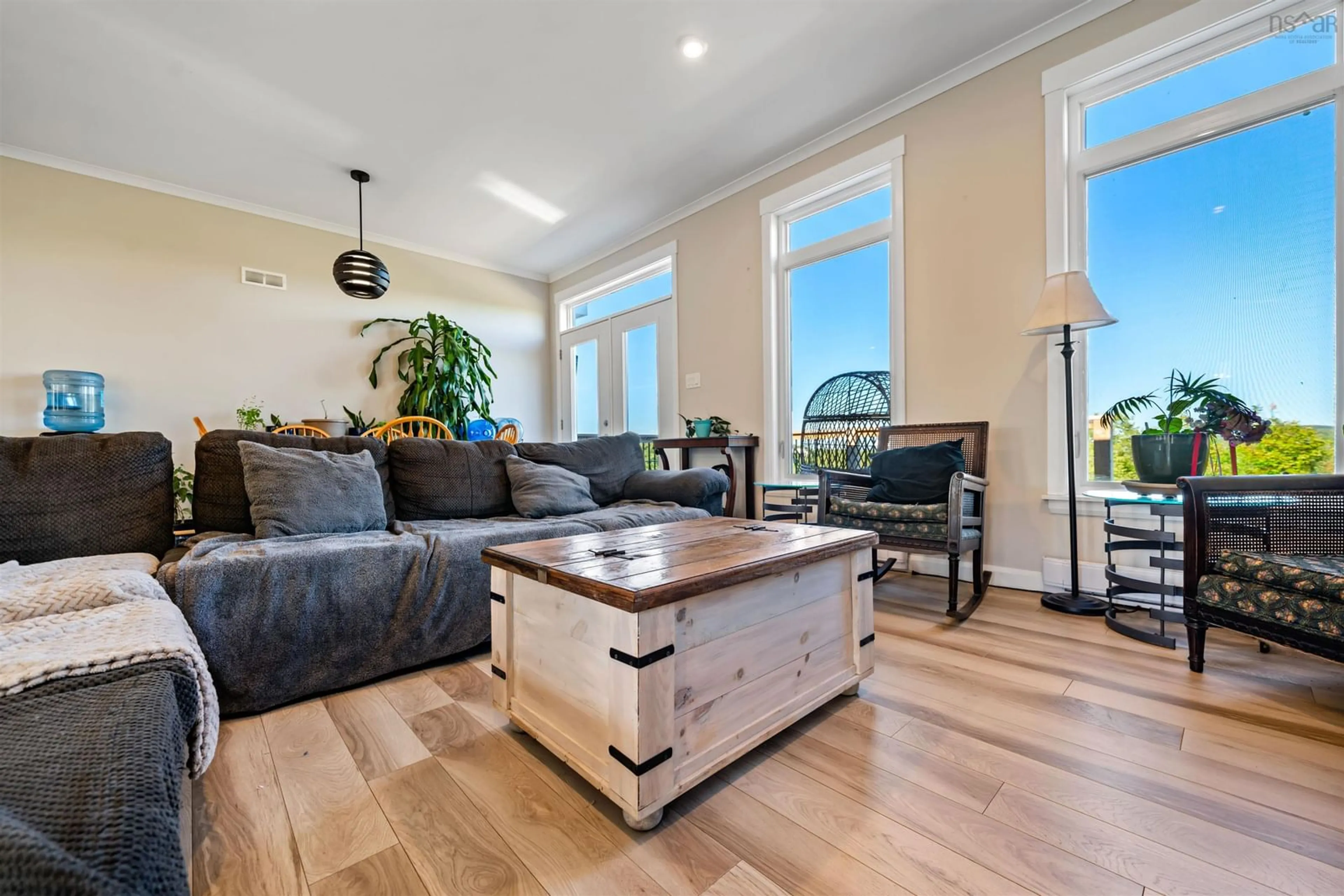 Living room with furniture, unknown for 39 Brandon Crt, Riverton Nova Scotia B0K 1S0