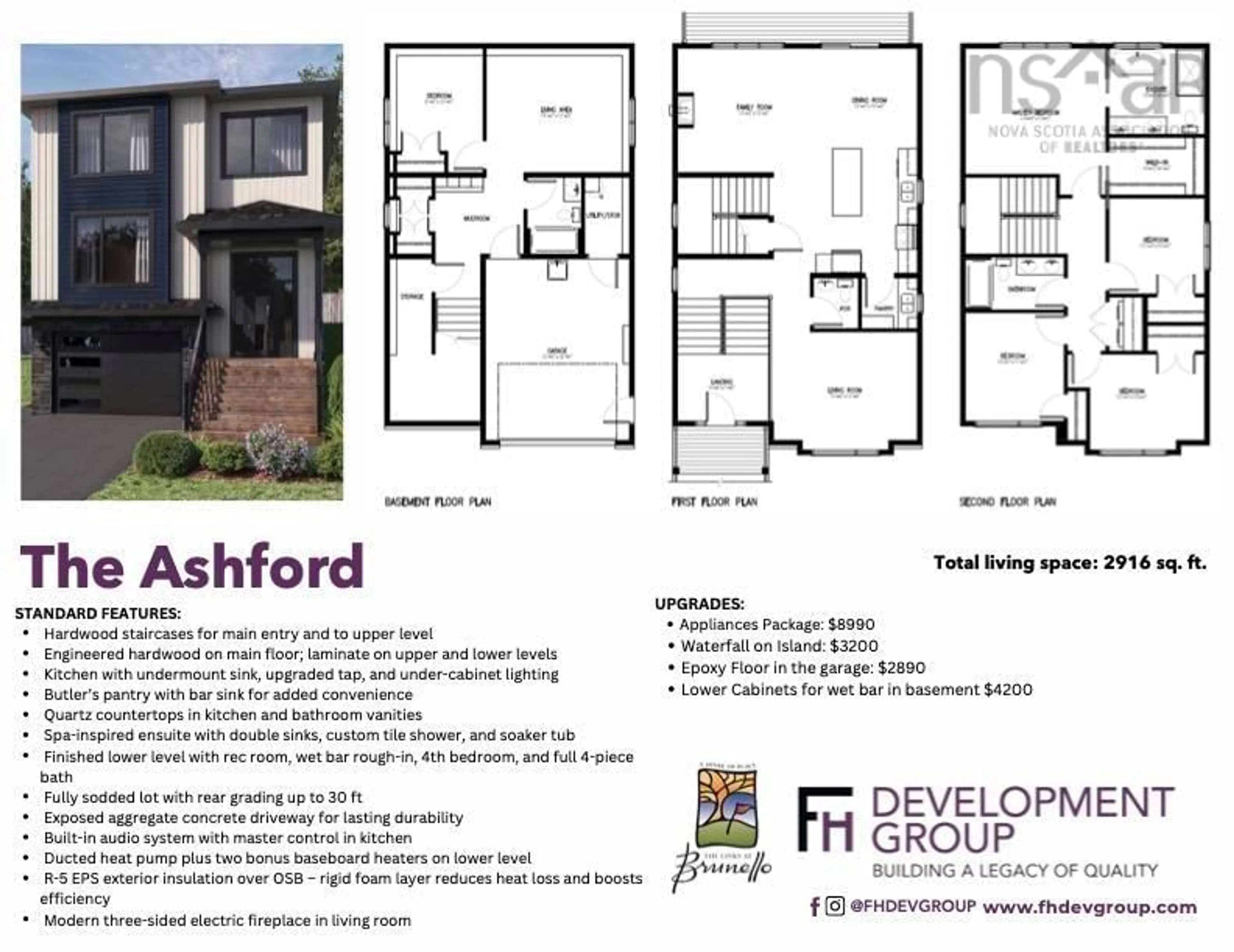 Floor plan for 180 Brunello Blvd #Lot 9-06, Timberlea Nova Scotia B3T 0J4