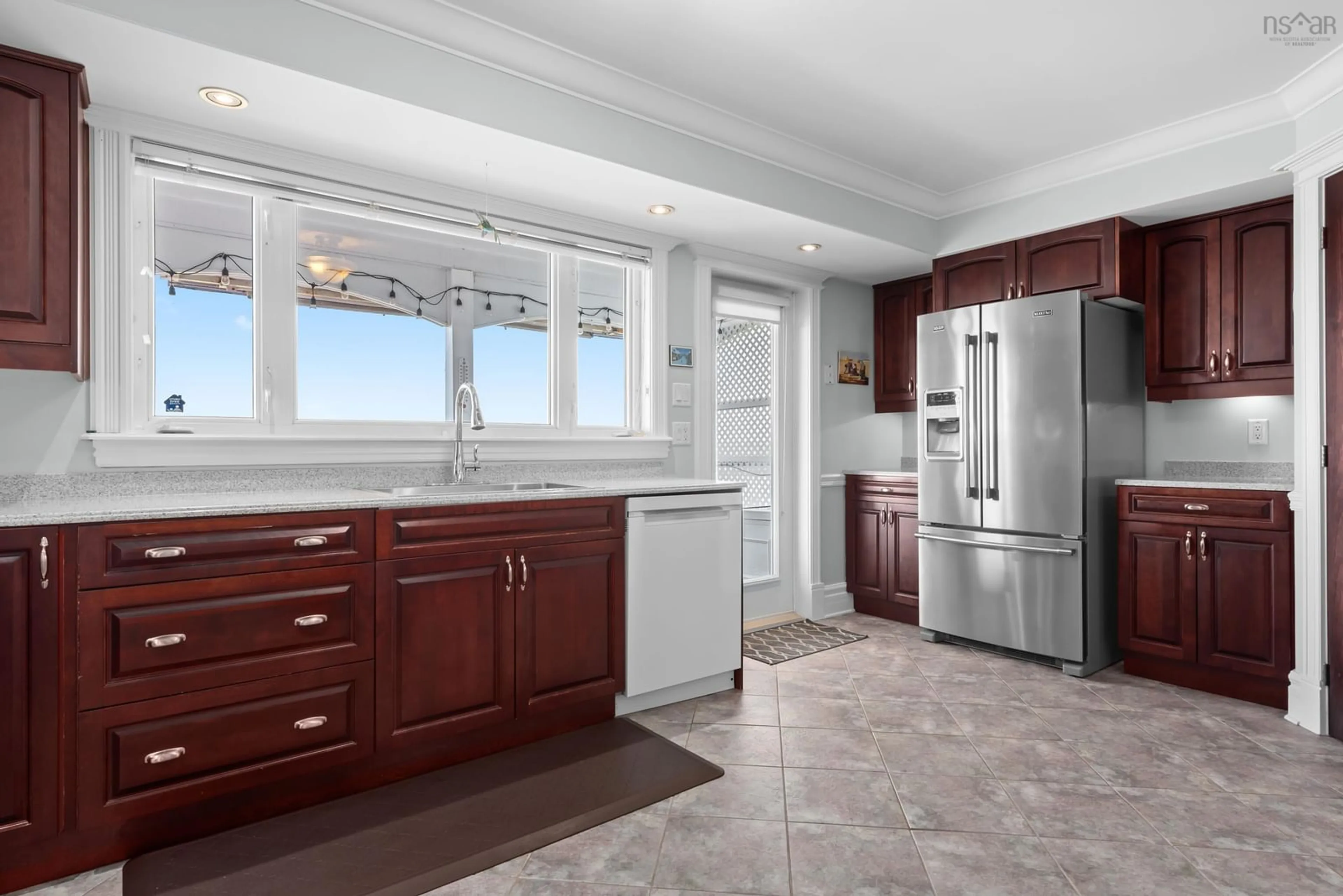 Open concept kitchen, ceramic/tile floor for 70 Gourok Ave, Dartmouth Nova Scotia B2X 2W8