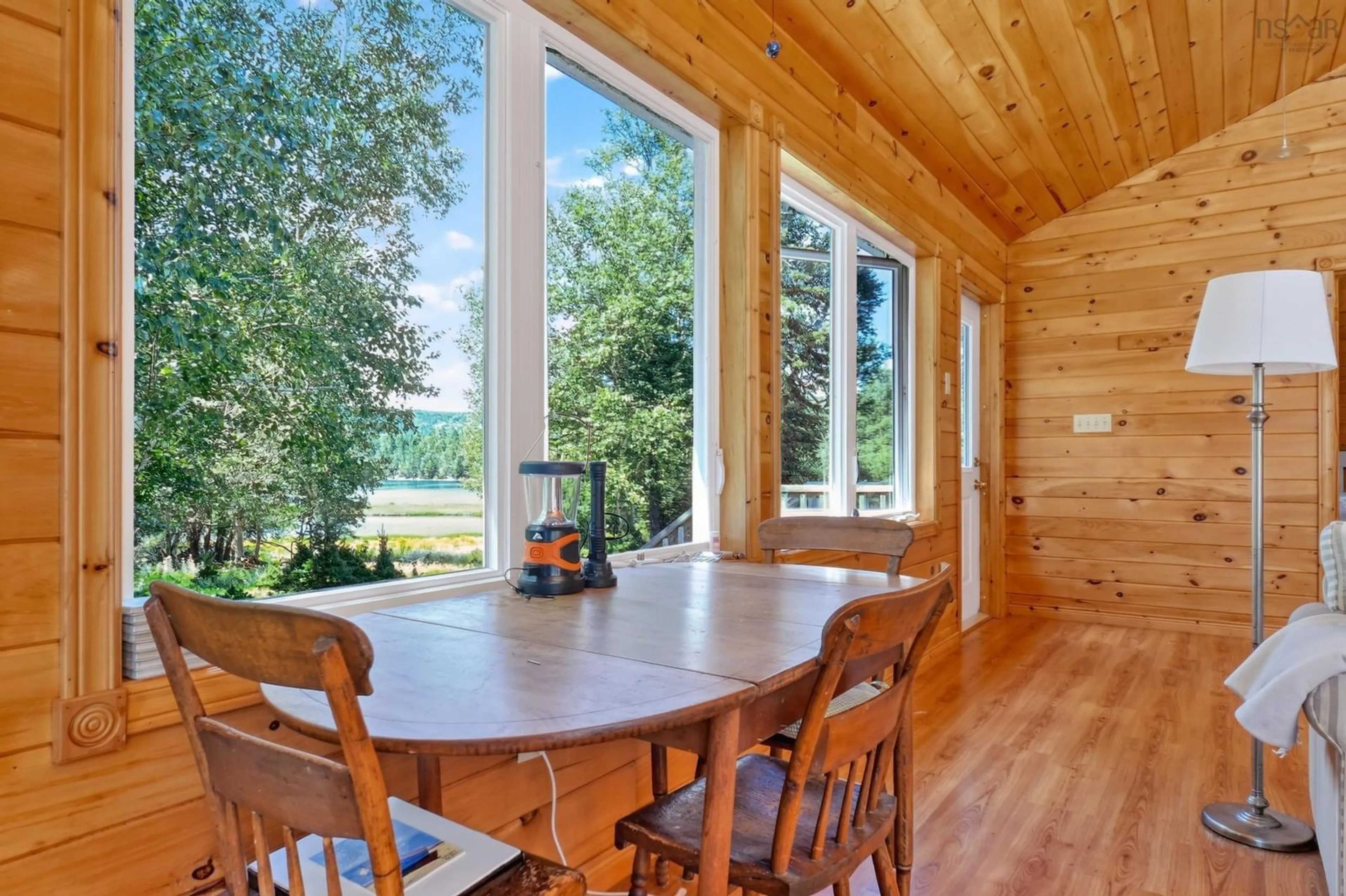 Dining room, wood/laminate floor for Cameron Island, West Bay Nova Scotia B0E 2Y0