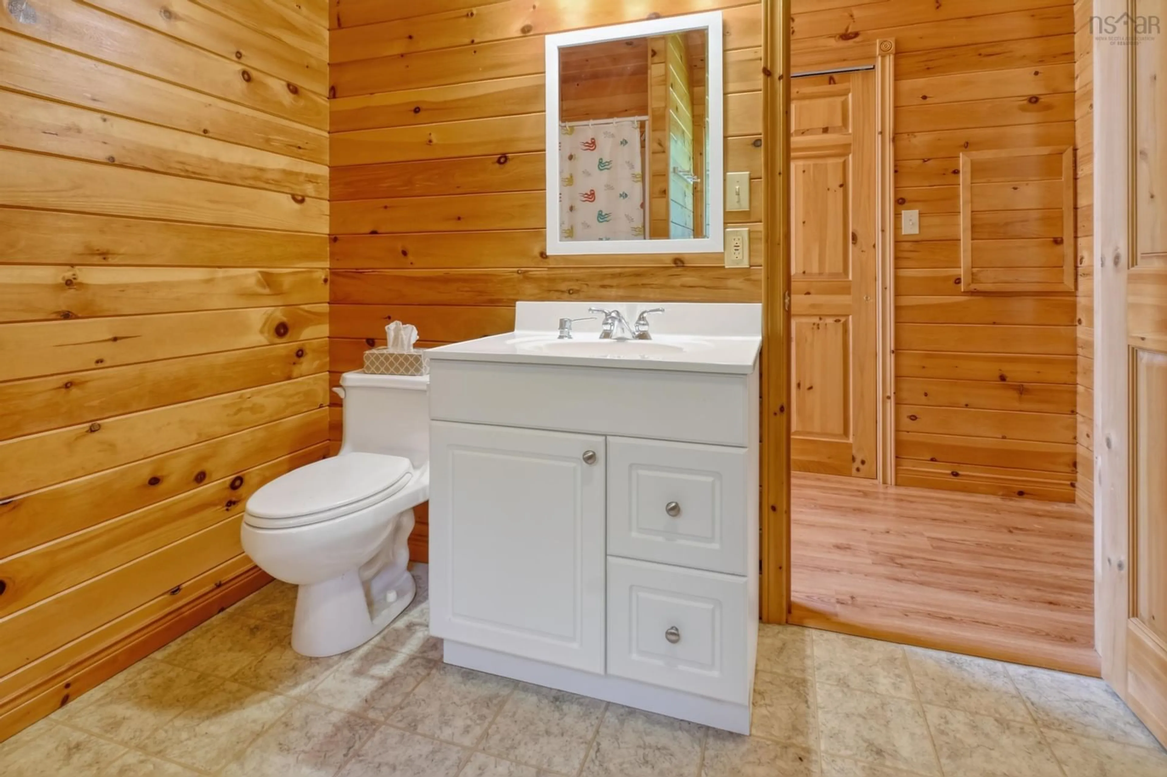 Standard bathroom, ceramic/tile floor for Cameron Island, West Bay Nova Scotia B0E 2Y0