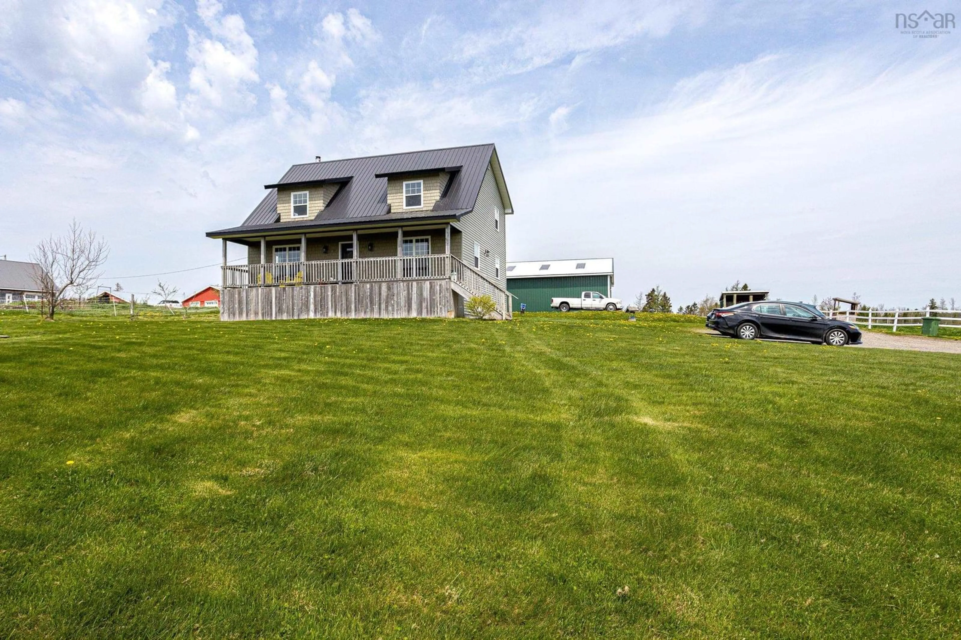 A pic from outside/outdoor area/front of a property/back of a property/a pic from drone, water/lake/river/ocean view for 5221 Highway 289, Upper Stewiacke Nova Scotia B0N 2P0