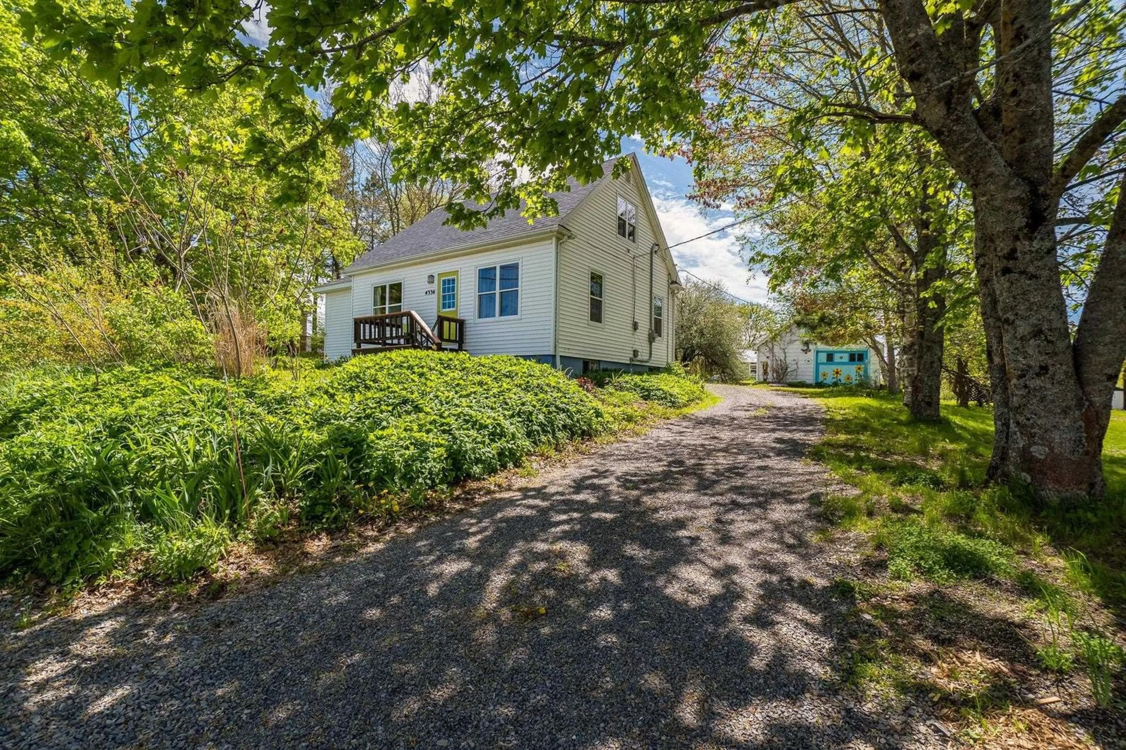 A pic from outside/outdoor area/front of a property/back of a property/a pic from drone, street for 4336 Highway 1, Three Mile Plains Nova Scotia B0N 2T0