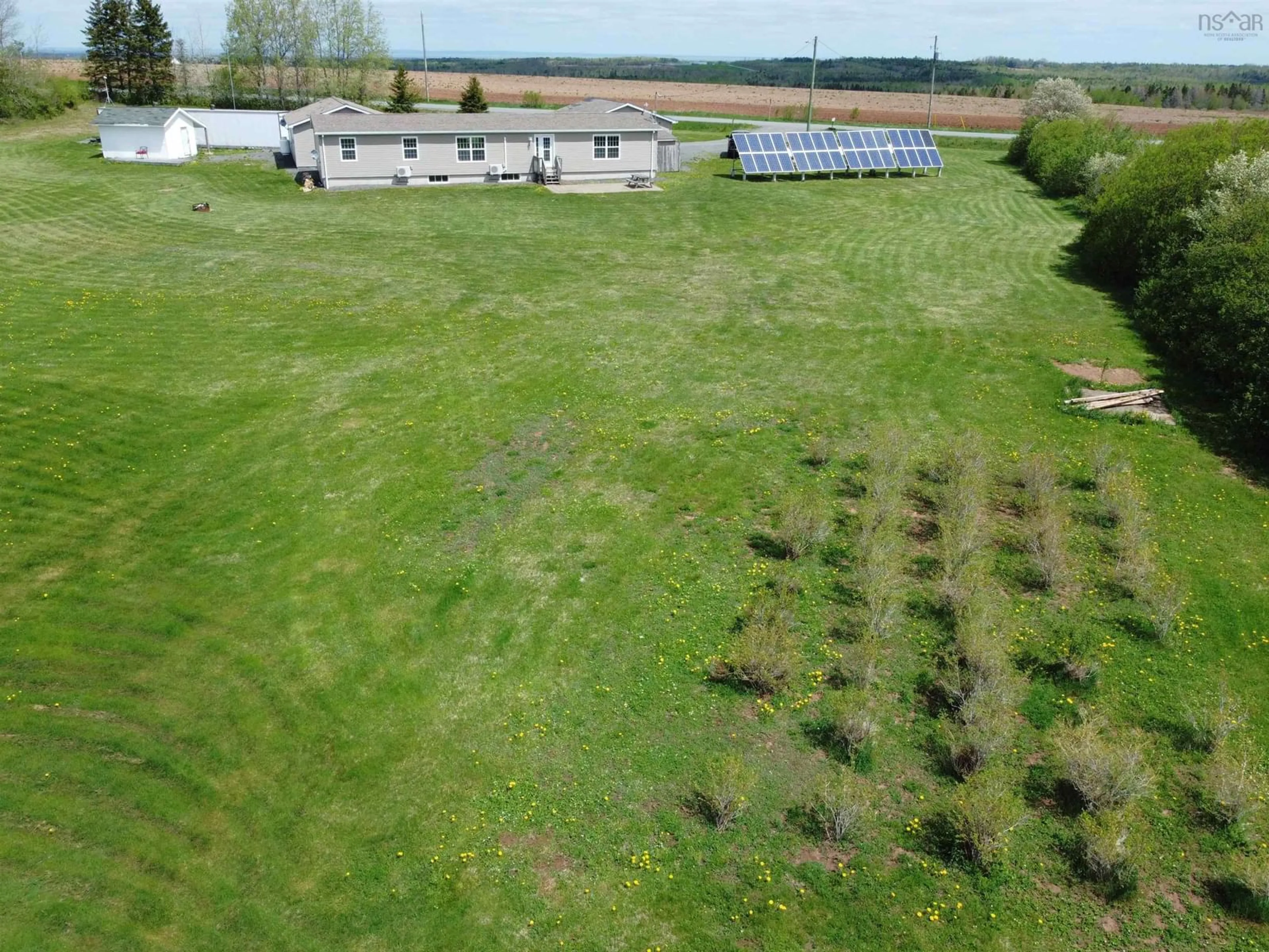 A pic from outside/outdoor area/front of a property/back of a property/a pic from drone, building for 1090 Hardwood Hill Rd, Heathbell Nova Scotia B0K 1R0
