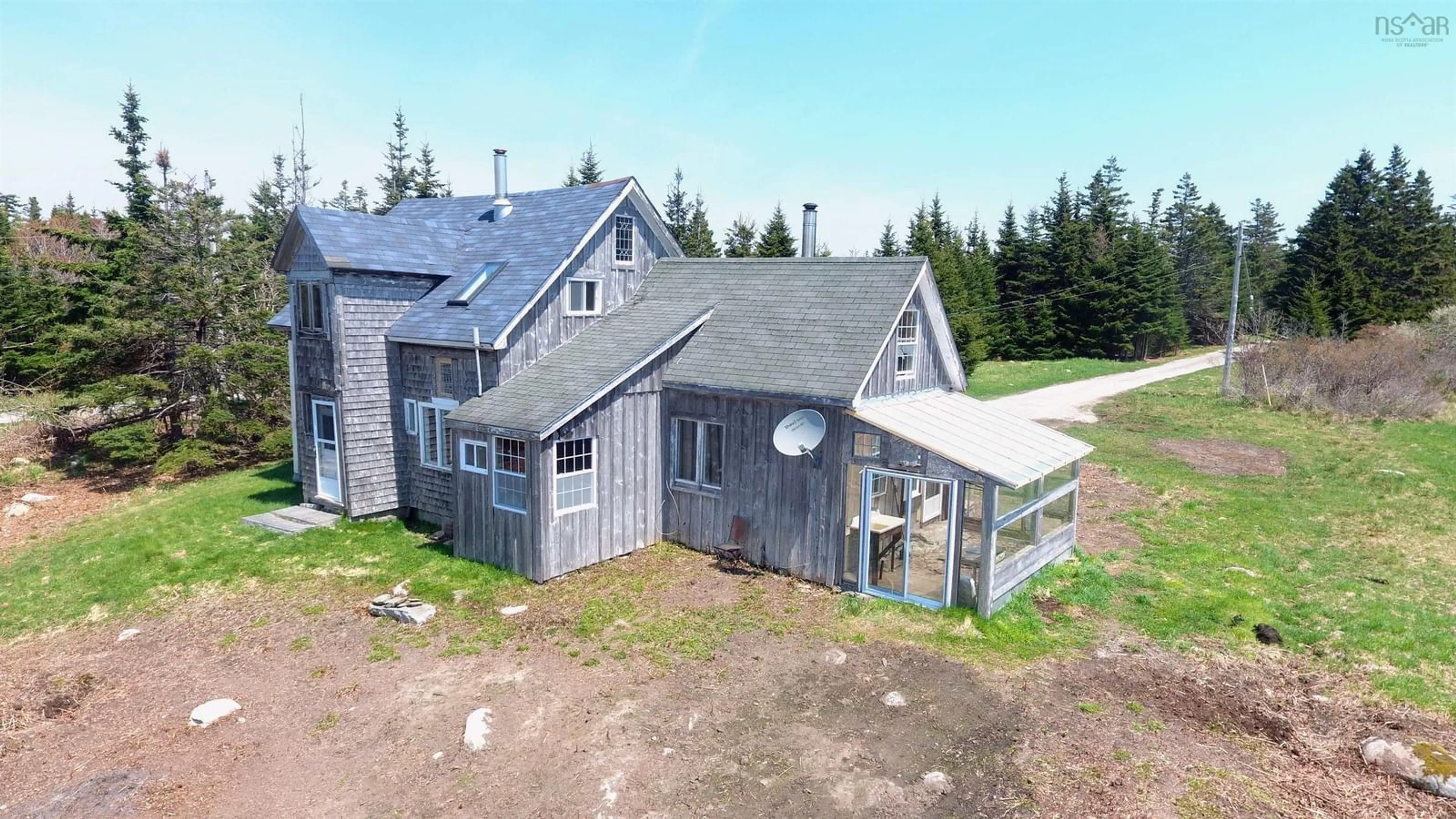 A pic from outside/outdoor area/front of a property/back of a property/a pic from drone, building for Black Point Road, #356, Ingomar Nova Scotia B0T 1H0