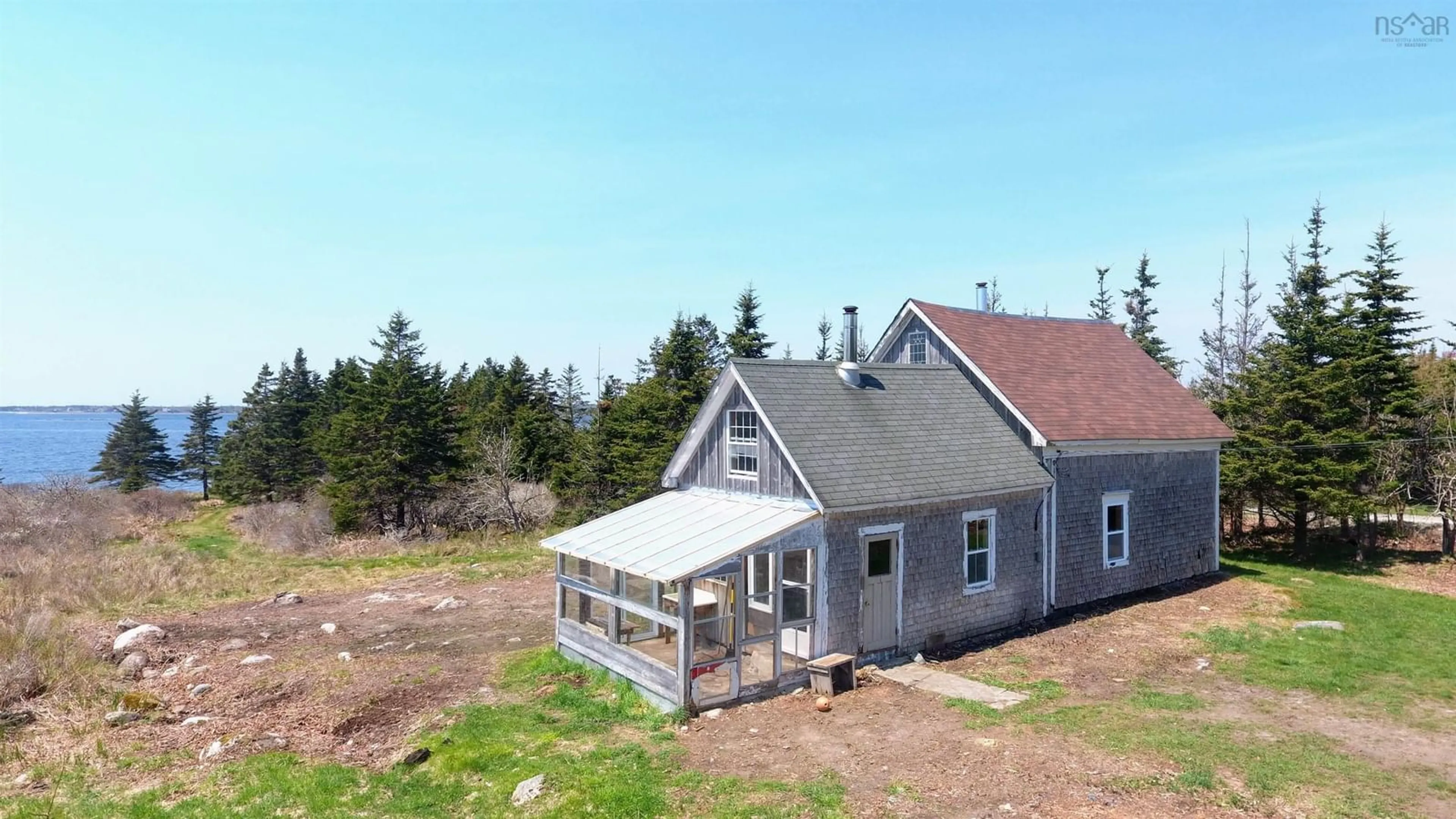 A pic from outside/outdoor area/front of a property/back of a property/a pic from drone, unknown for Black Point Road, #356, Ingomar Nova Scotia B0T 1H0