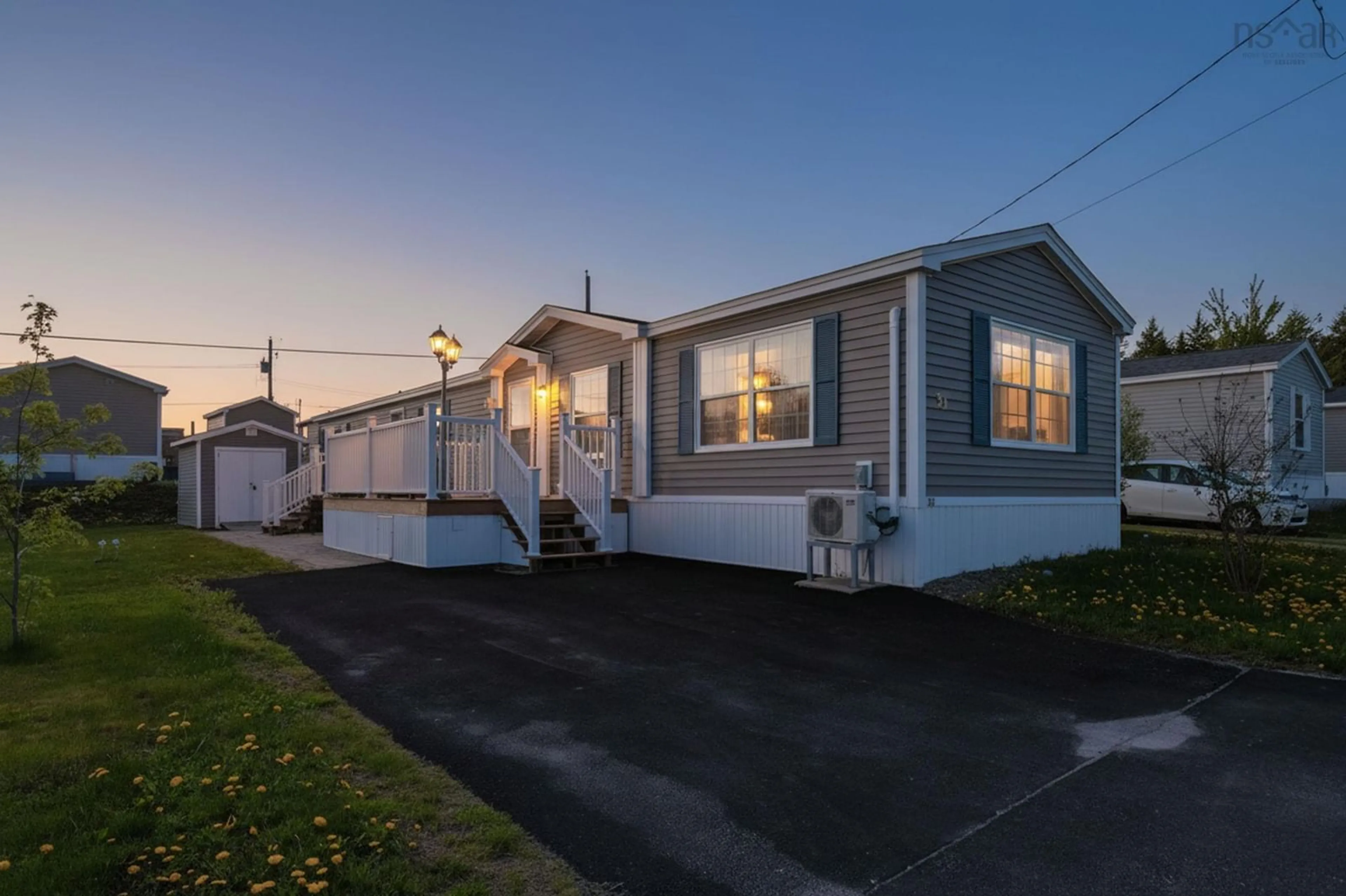 Home with vinyl exterior material, street for 31 Second St, Lucasville Nova Scotia B4B 1P9