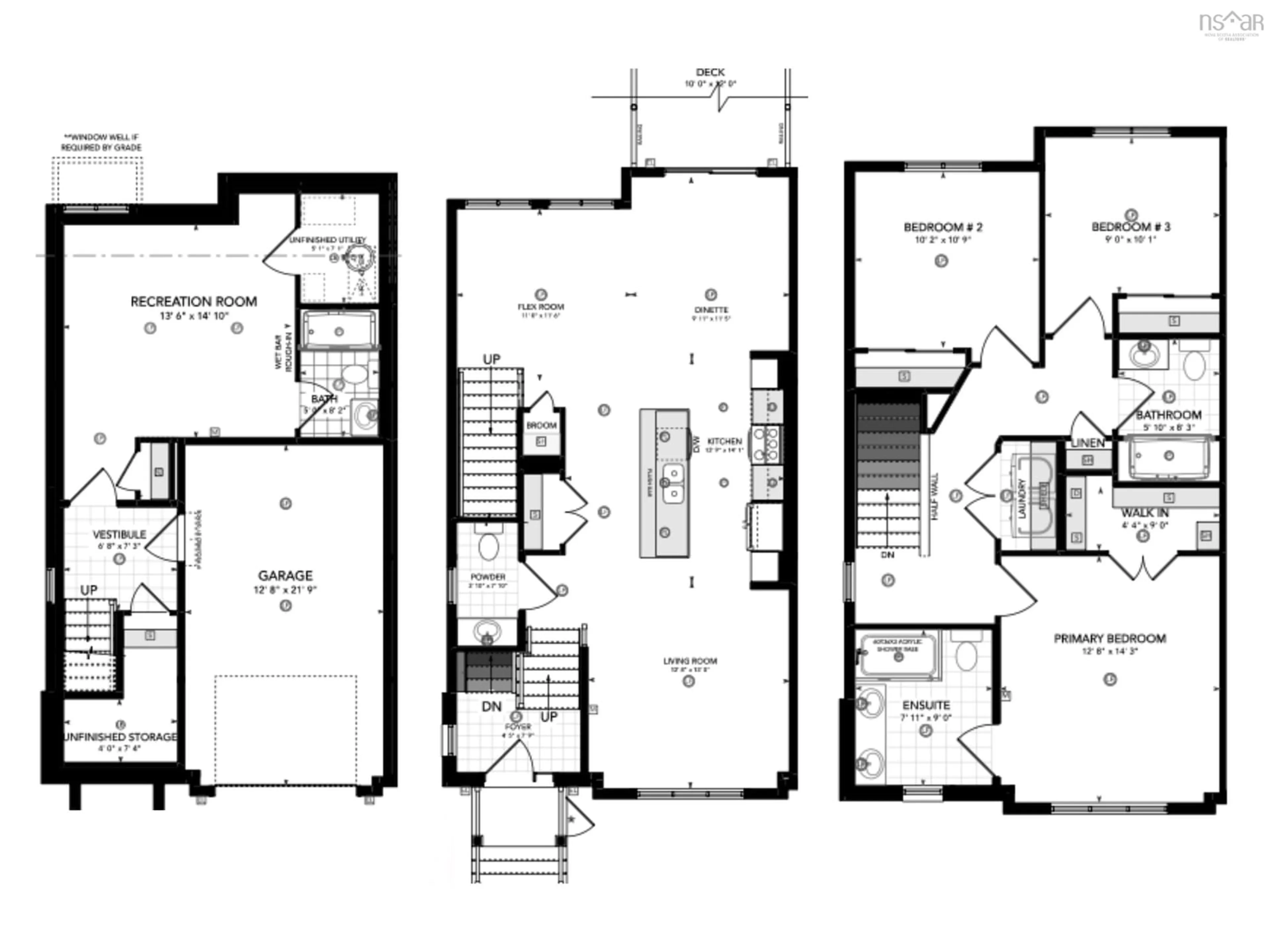 Floor plan for 32 Goldenglade Close #GC03A, Dartmouth Nova Scotia B2X 0E2