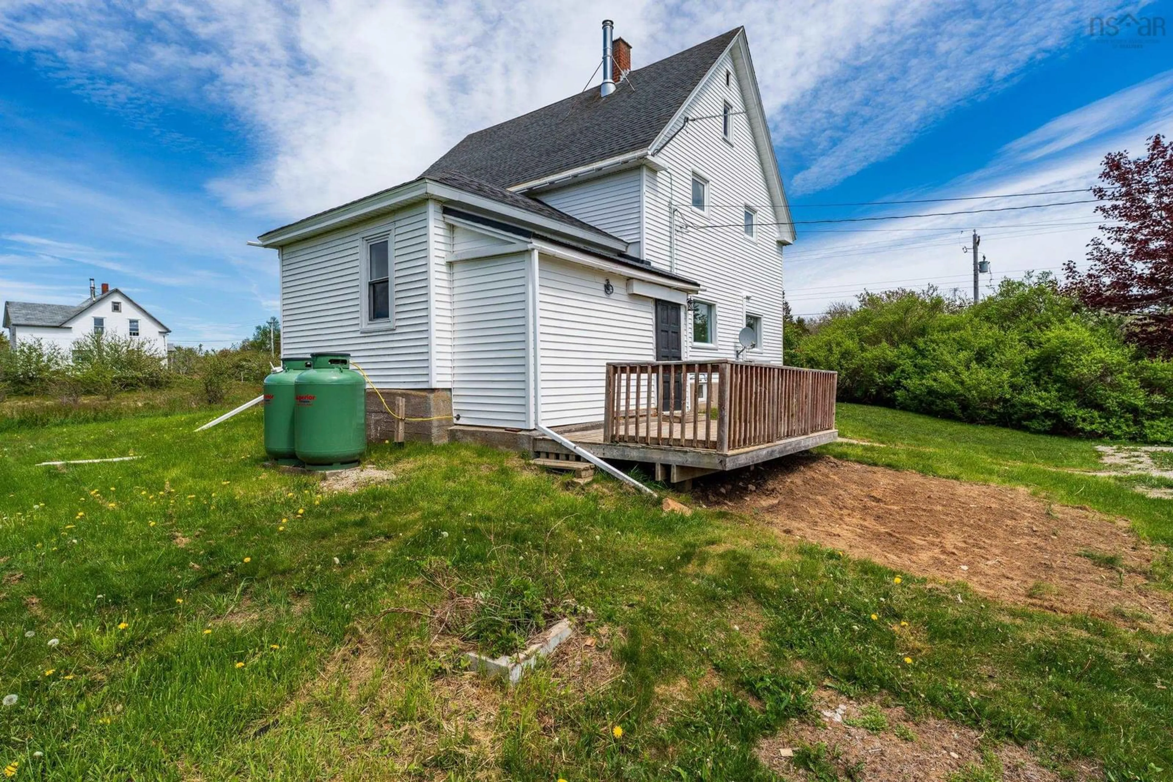 A pic from outside/outdoor area/front of a property/back of a property/a pic from drone, building for 491 New Edinburgh Rd, New Edinburgh Nova Scotia B0W 3T0