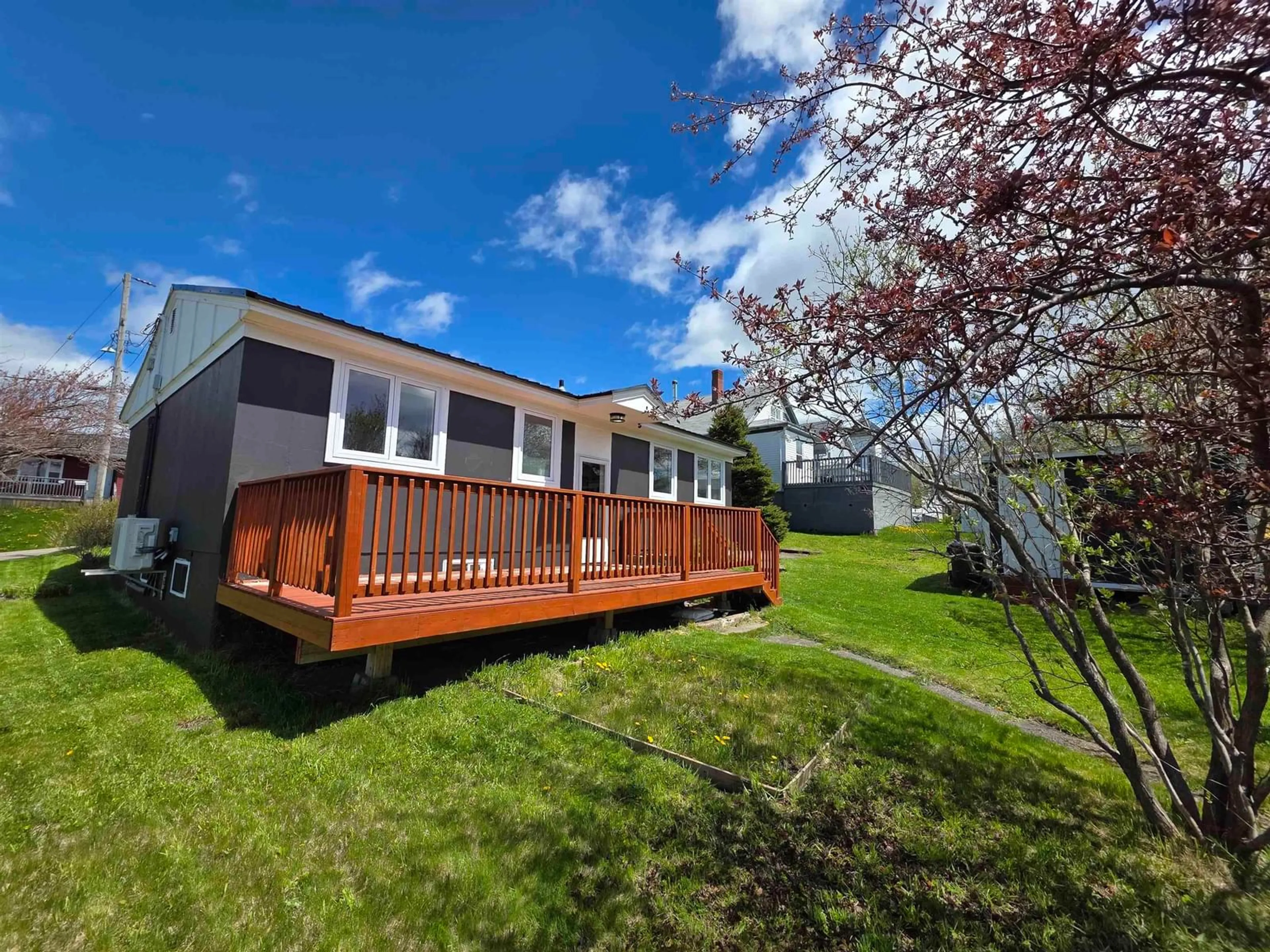 A pic from outside/outdoor area/front of a property/back of a property/a pic from drone, street for 40 Breton St, Sydney Nova Scotia B1N 2P1