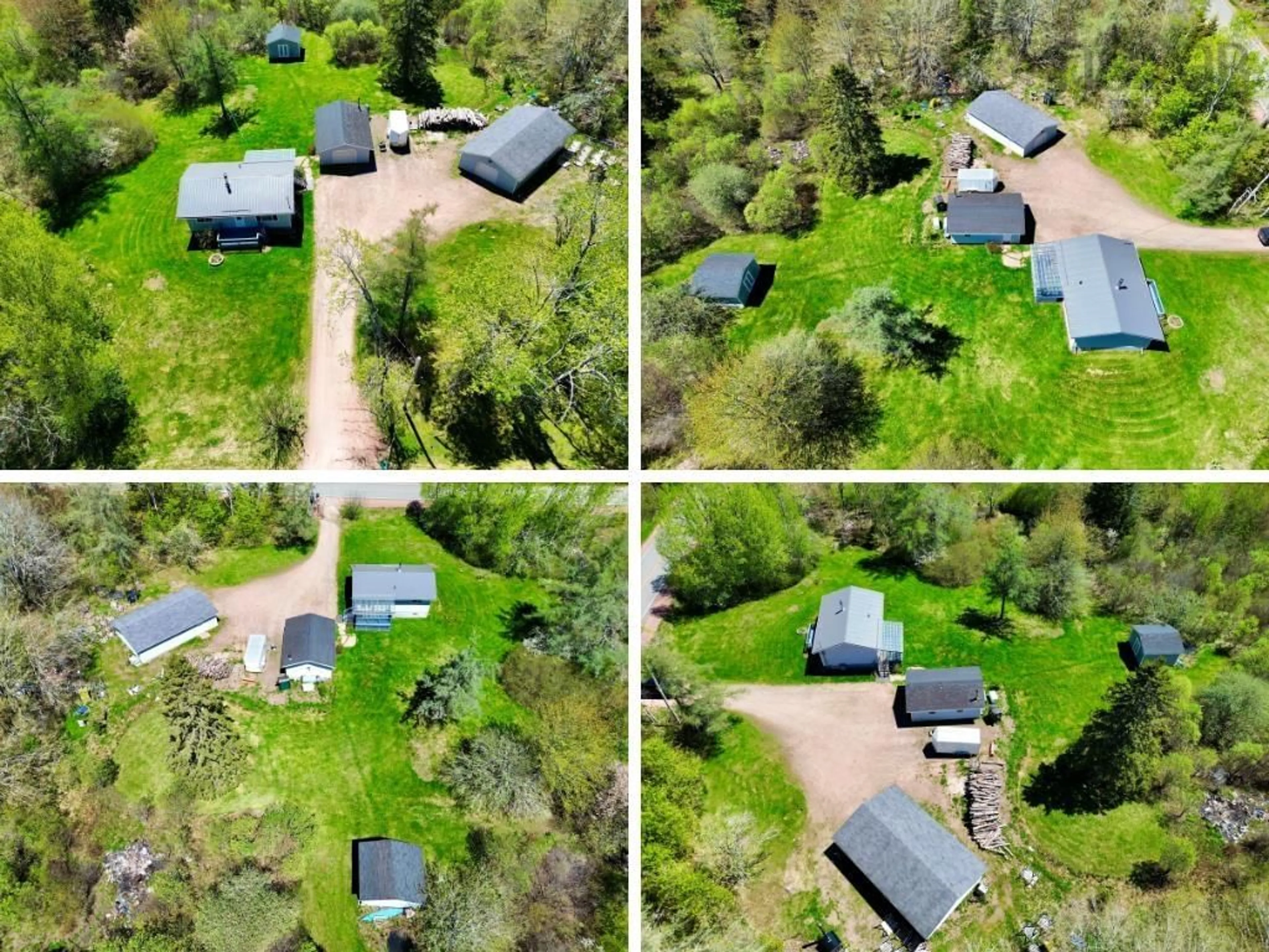 A pic from outside/outdoor area/front of a property/back of a property/a pic from drone, forest/trees view for 500 242 Hwy, River Hebert Nova Scotia B0L 1G0