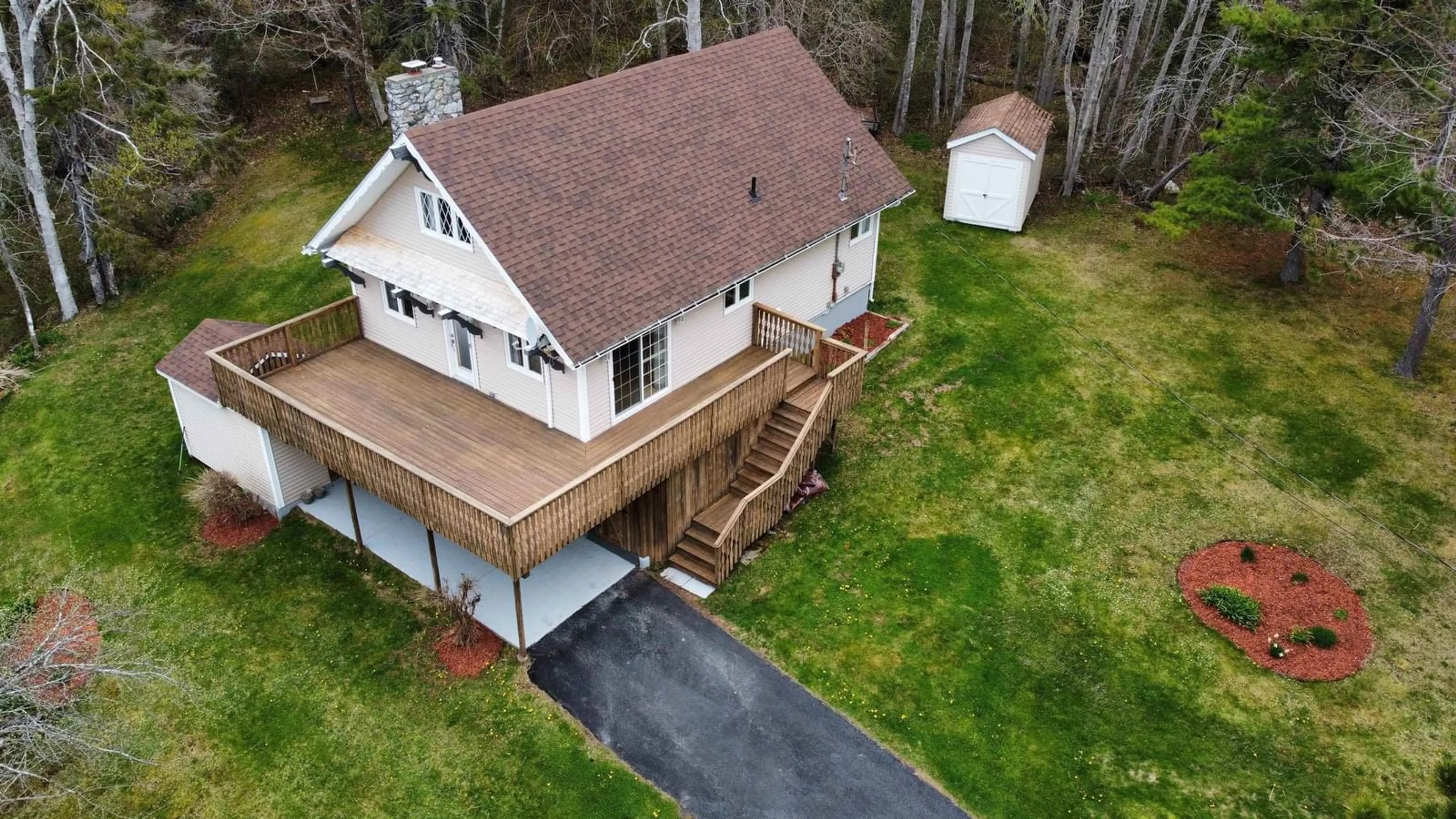 A pic from outside/outdoor area/front of a property/back of a property/a pic from drone, unknown for 1428 Coxheath Rd, Coxheath Nova Scotia B1L 1B3