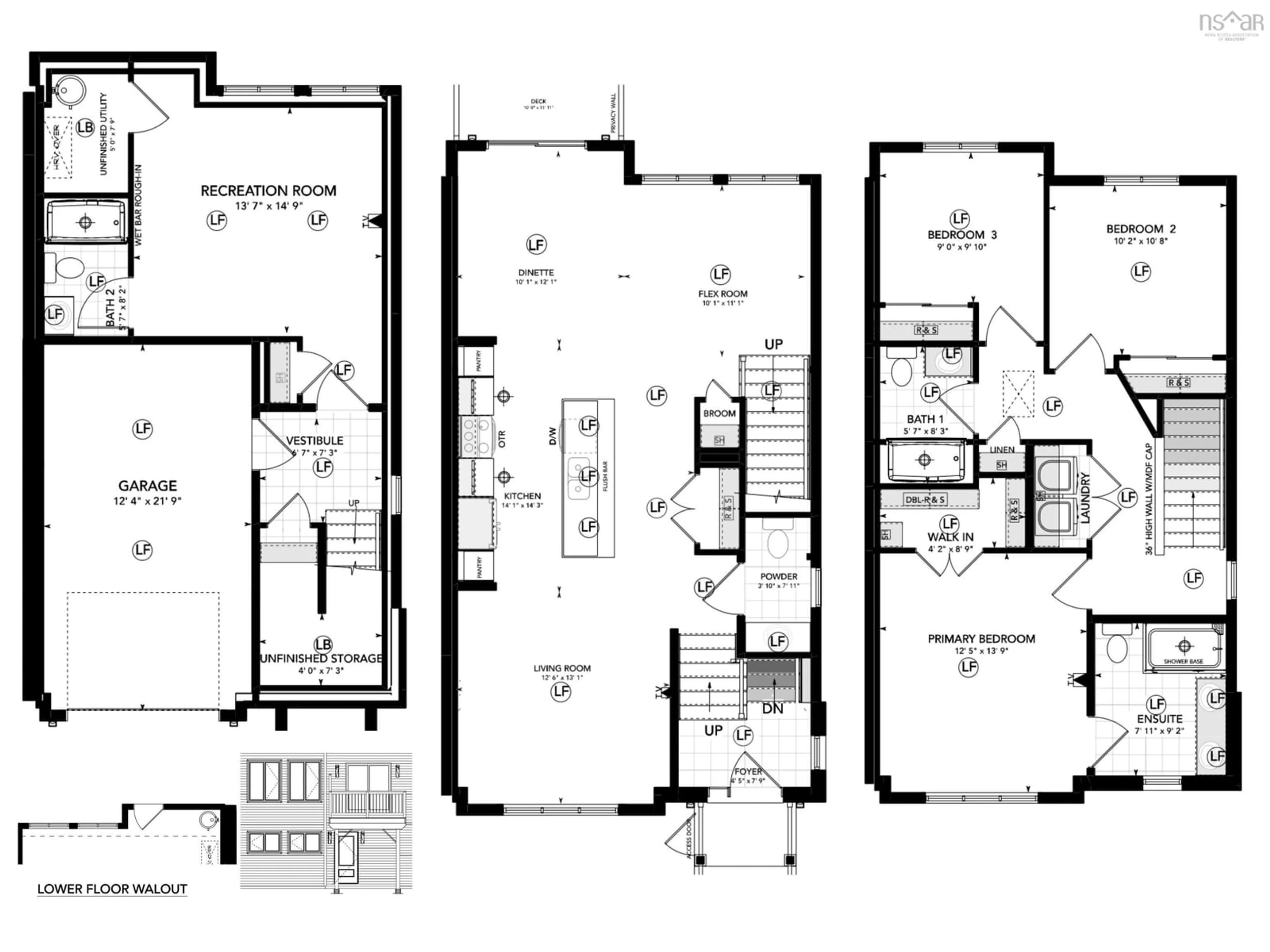 Floor plan for 162 Puncheon Way #PUN067E, West Bedford Nova Scotia B4B 2L1