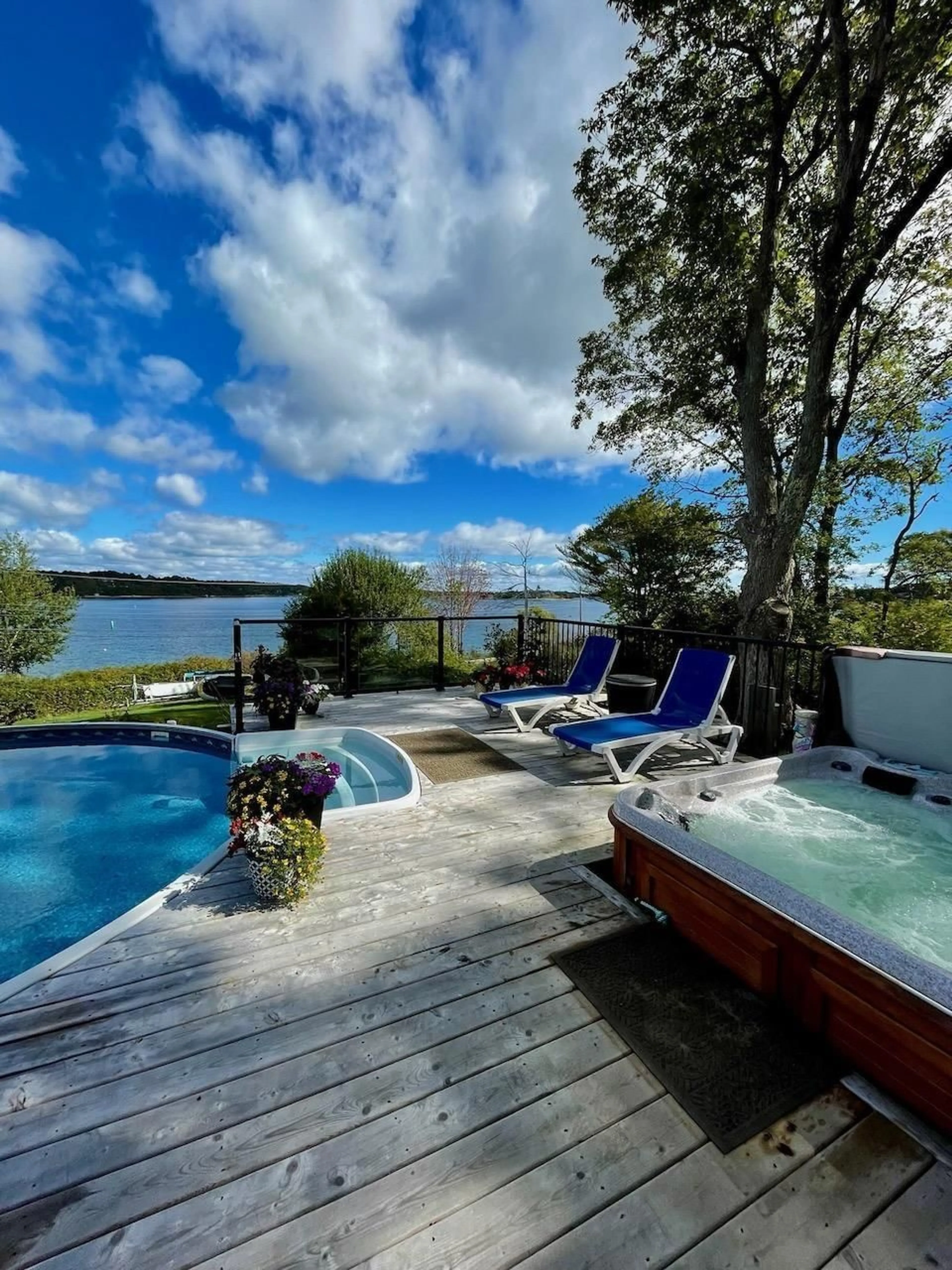 Patio, water/lake/river/ocean view for 9222 Highway 3 Hwy, Maders Cove Nova Scotia B0J 2E0