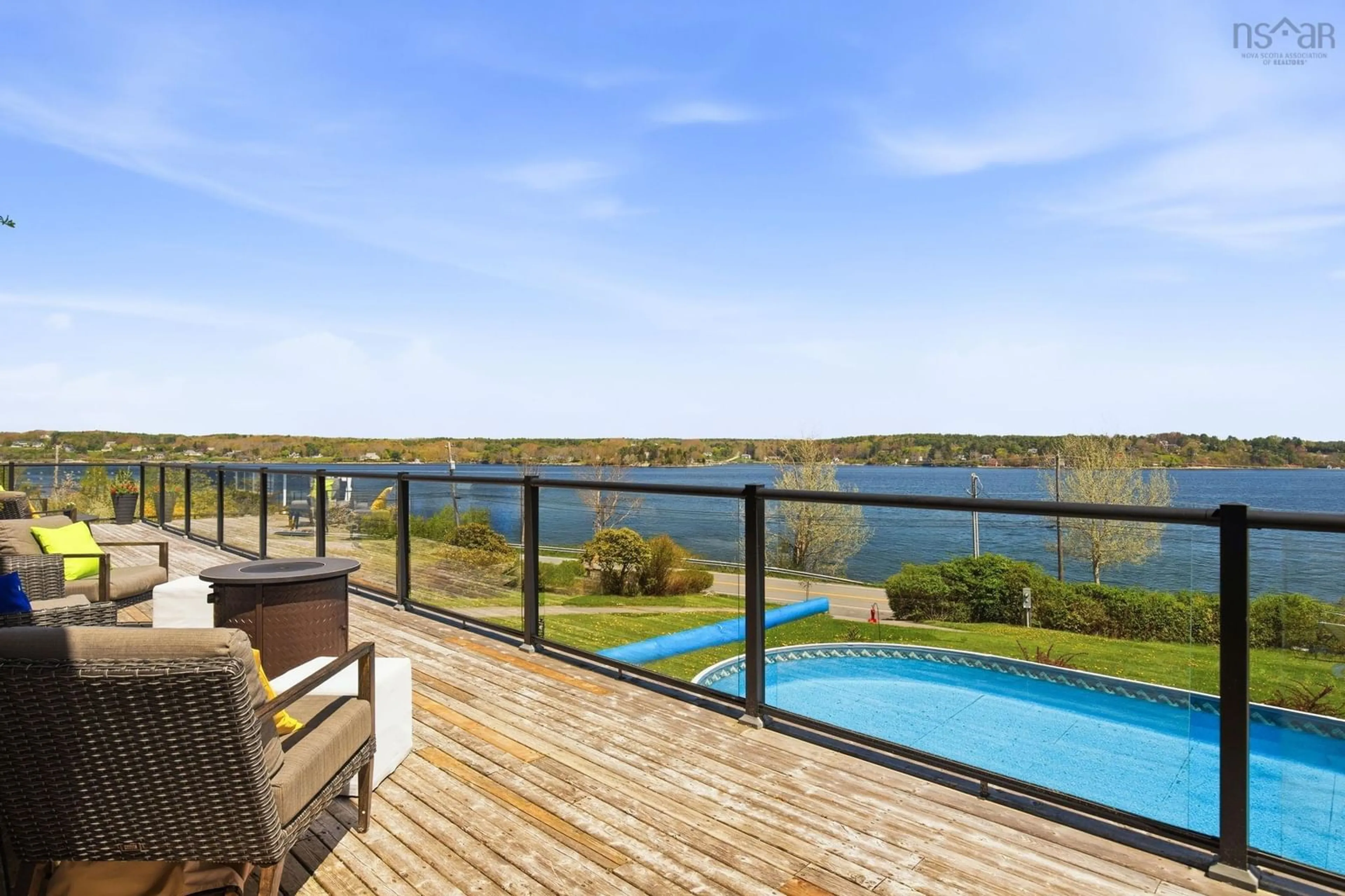 Patio, water/lake/river/ocean view for 9222 Highway 3 Hwy, Maders Cove Nova Scotia B0J 2E0