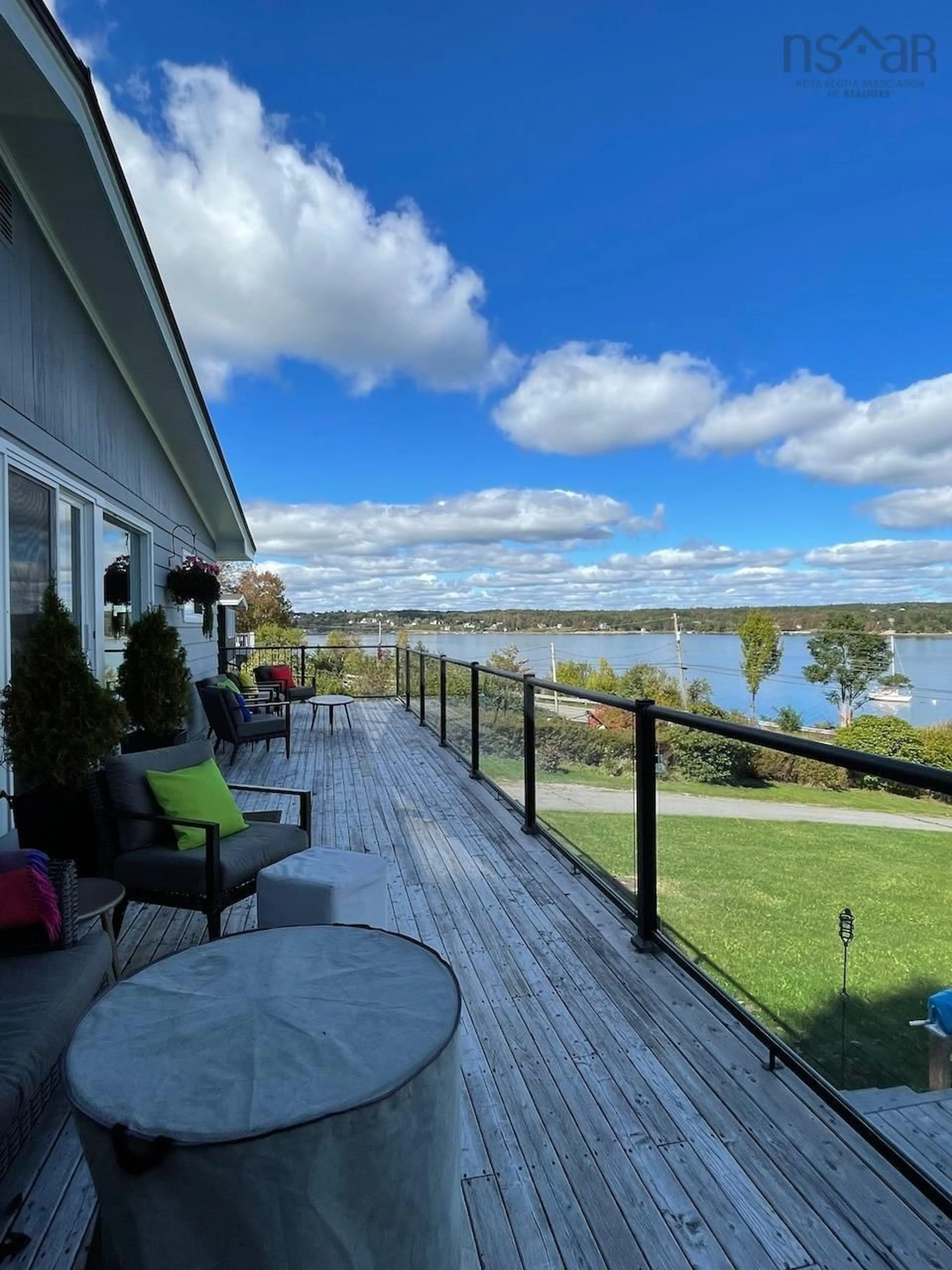 Patio, water/lake/river/ocean view for 9222 Highway 3 Hwy, Maders Cove Nova Scotia B0J 2E0