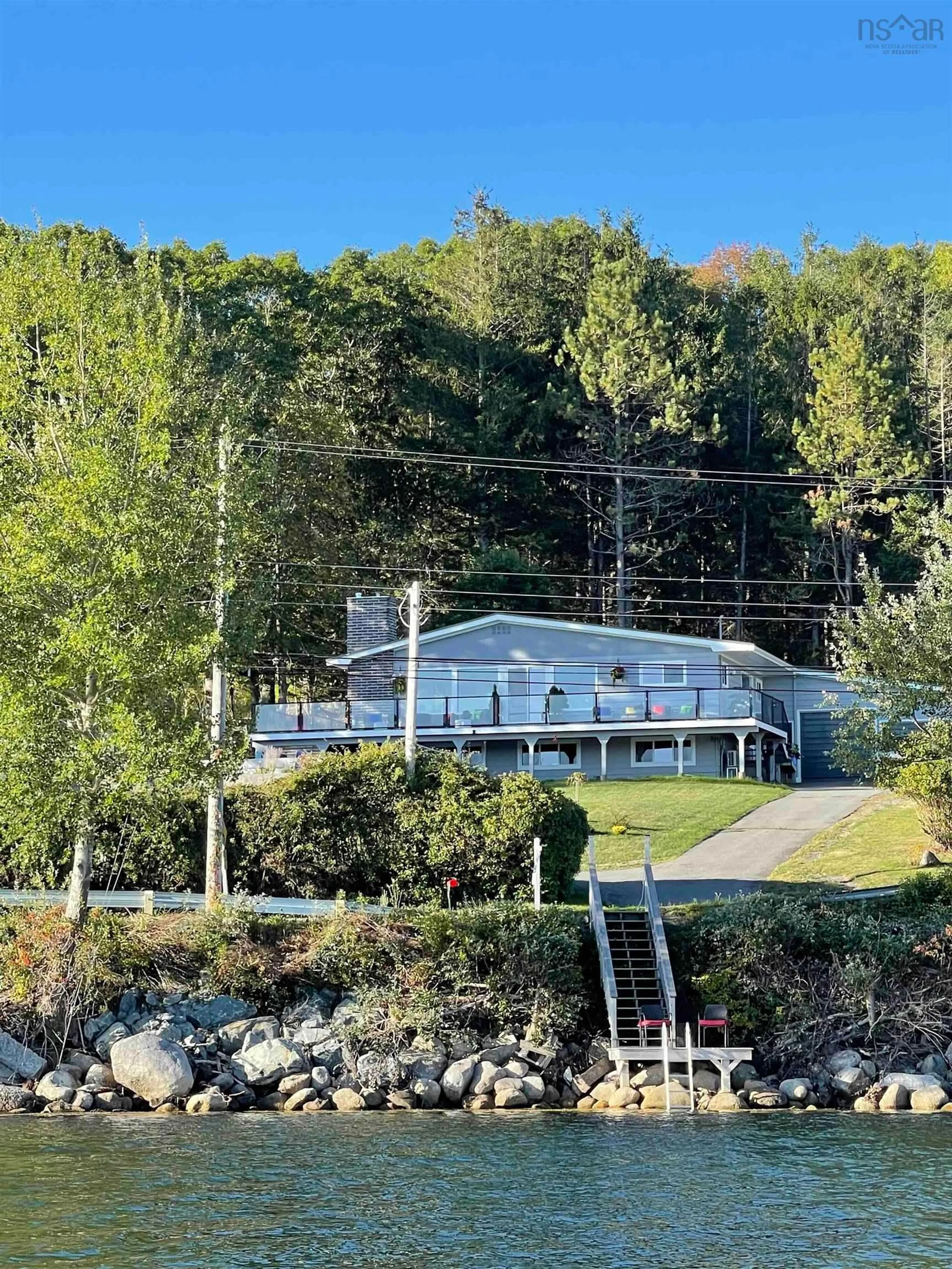 A pic from outside/outdoor area/front of a property/back of a property/a pic from drone, water/lake/river/ocean view for 9222 Highway 3 Hwy, Maders Cove Nova Scotia B0J 2E0
