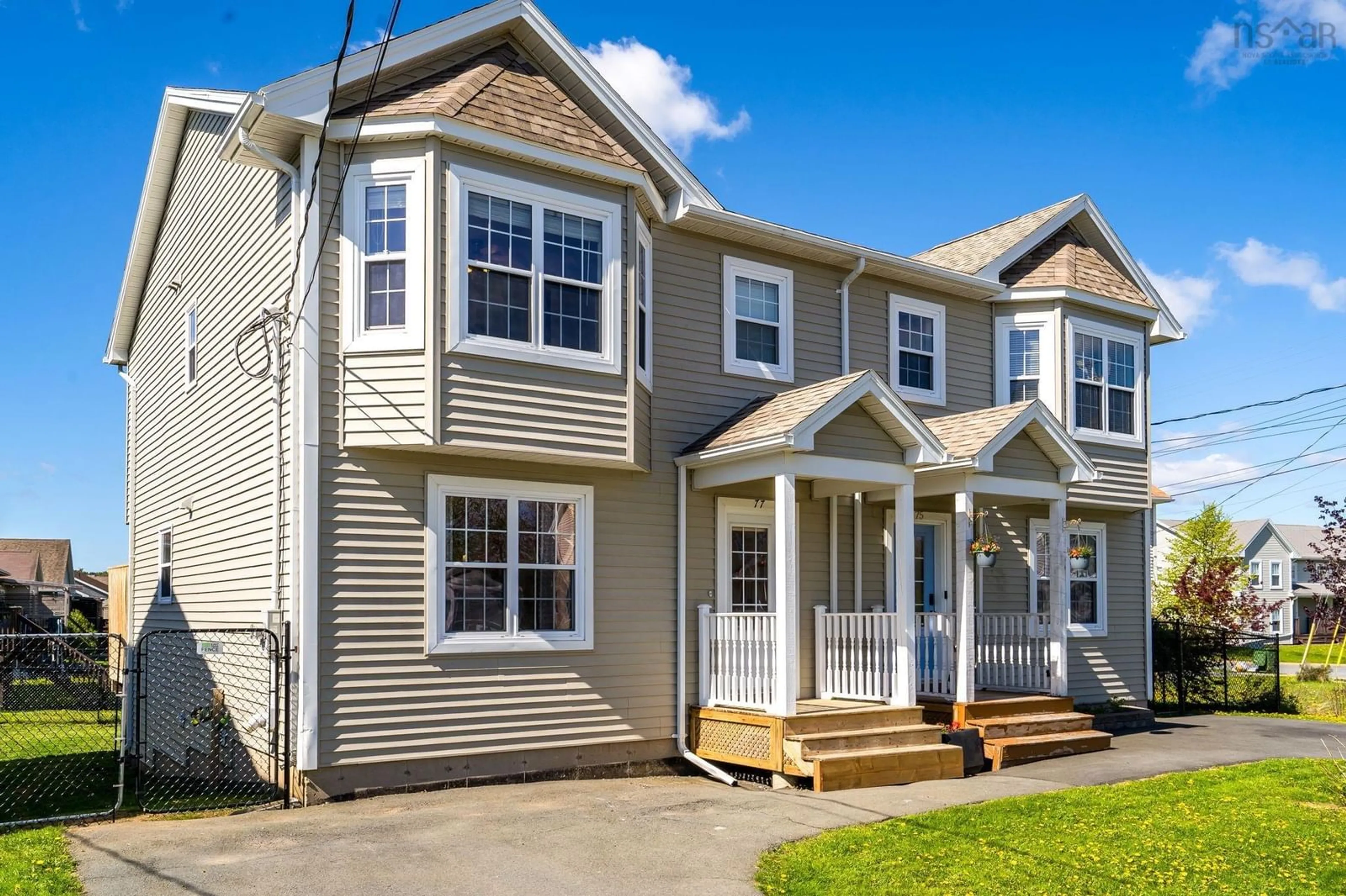 Home with vinyl exterior material, street for 77 Katrina Cres, Halifax Nova Scotia B3P 0C2