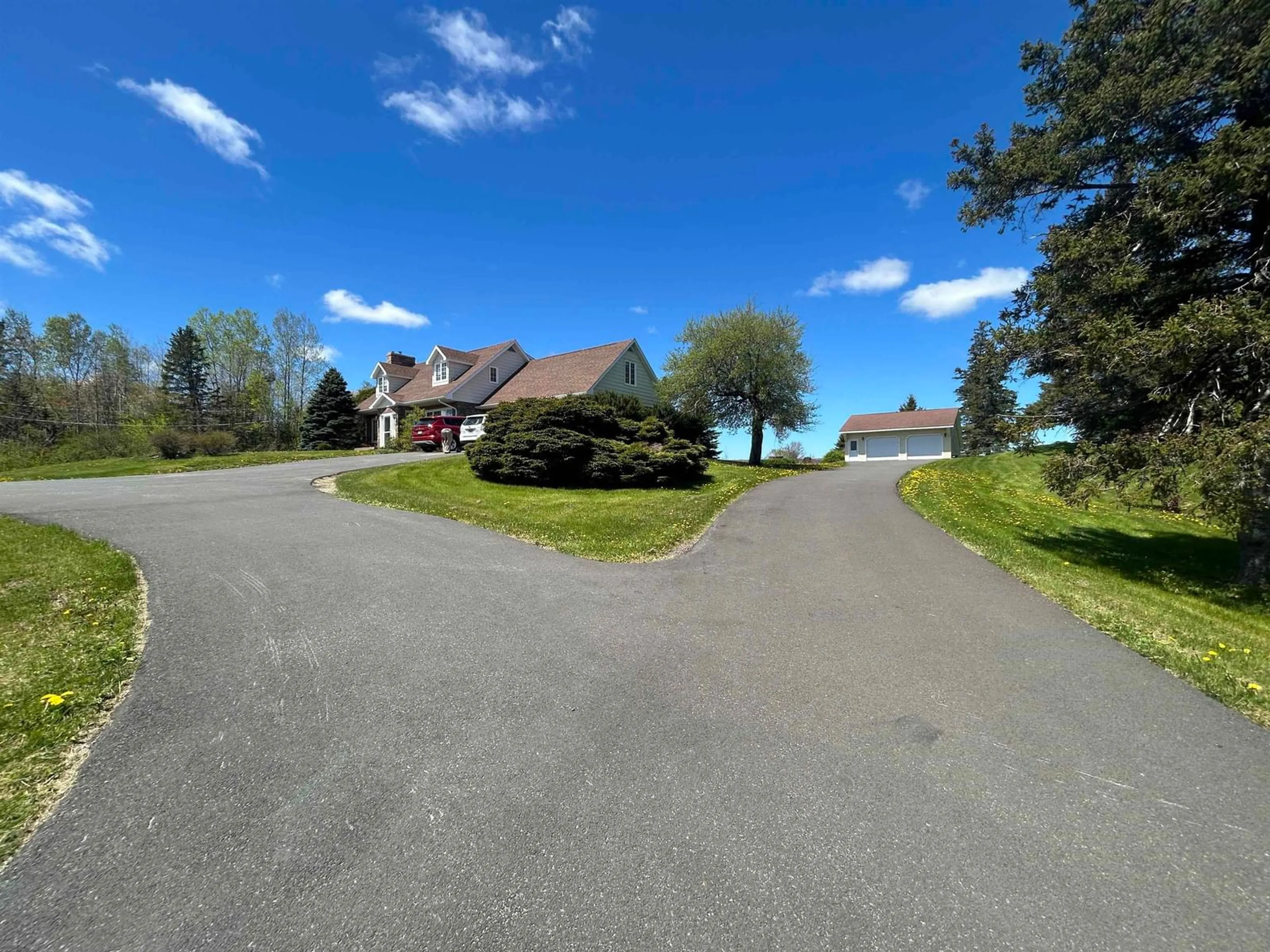 A pic from outside/outdoor area/front of a property/back of a property/a pic from drone, water/lake/river/ocean view for 4819 Highway 7, Salt Springs Nova Scotia B2G 0B4