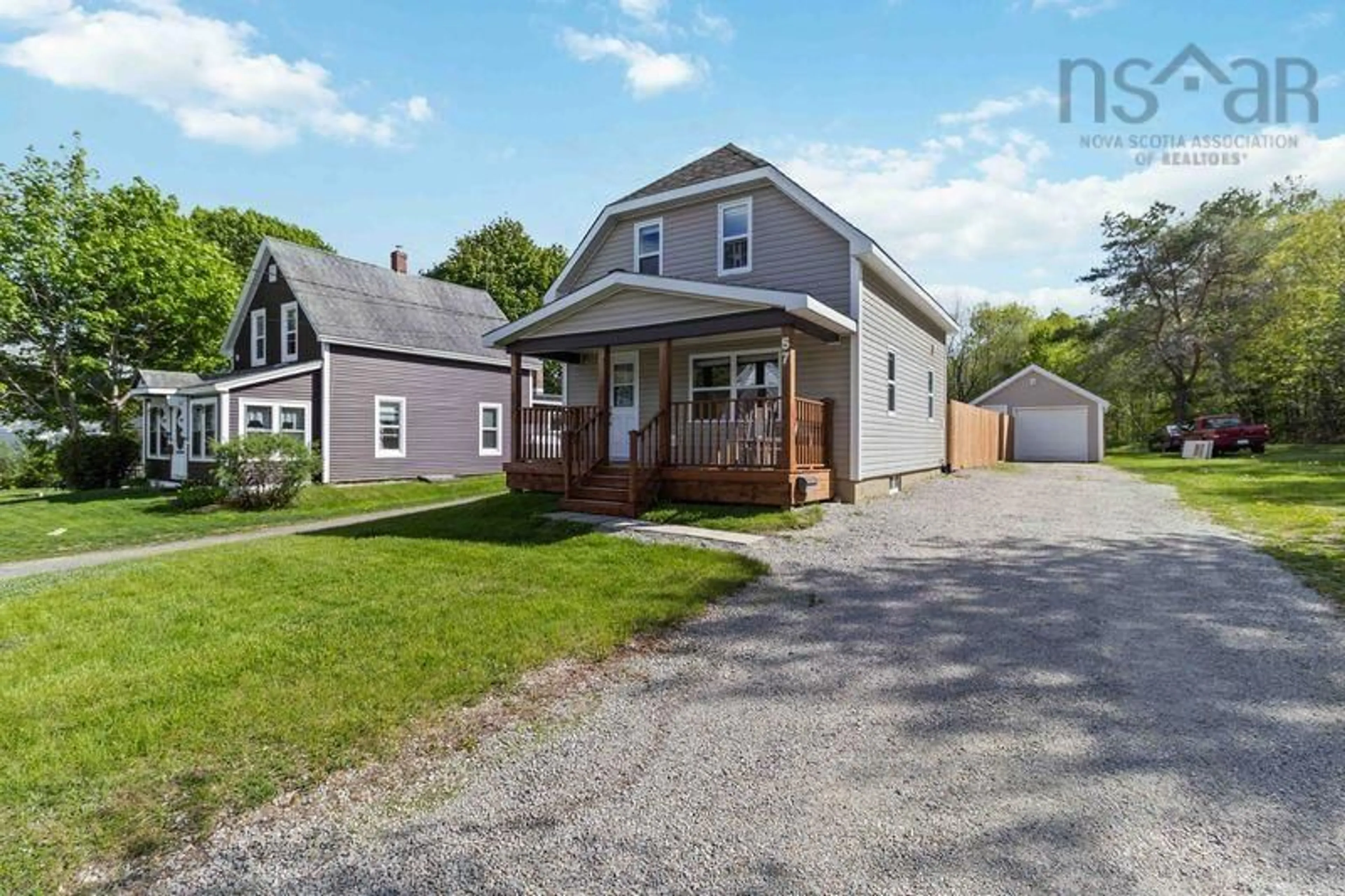 A pic from outside/outdoor area/front of a property/back of a property/a pic from drone, street for 57 St Phillips St, Bridgewater Nova Scotia B4V 1W4