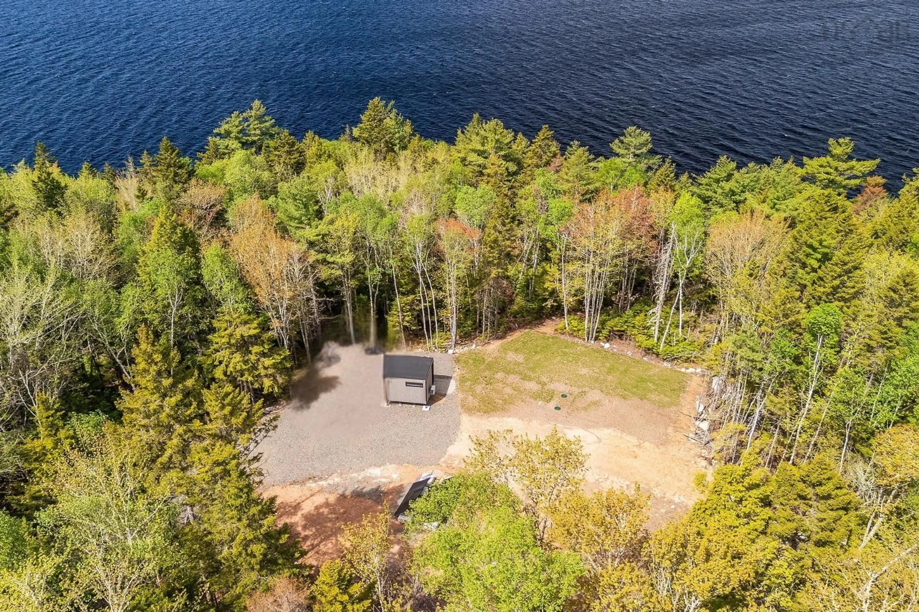 A pic from outside/outdoor area/front of a property/back of a property/a pic from drone, water/lake/river/ocean view for 170 South Point Rd, Forties Nova Scotia B0J 2M0