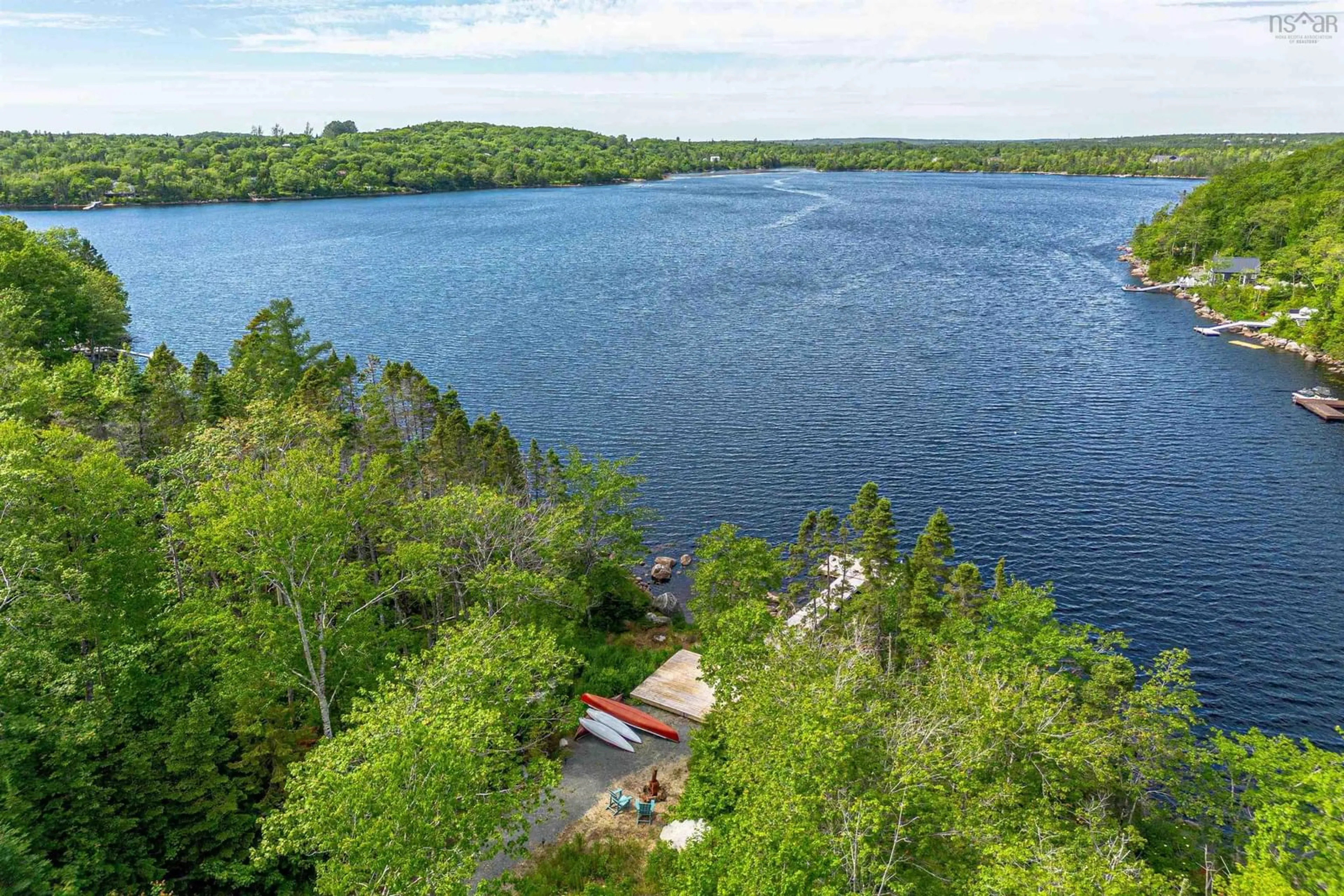 A pic from outside/outdoor area/front of a property/back of a property/a pic from drone, water/lake/river/ocean view for 36 Cathy Rd, Brookside Nova Scotia B3T 1T6
