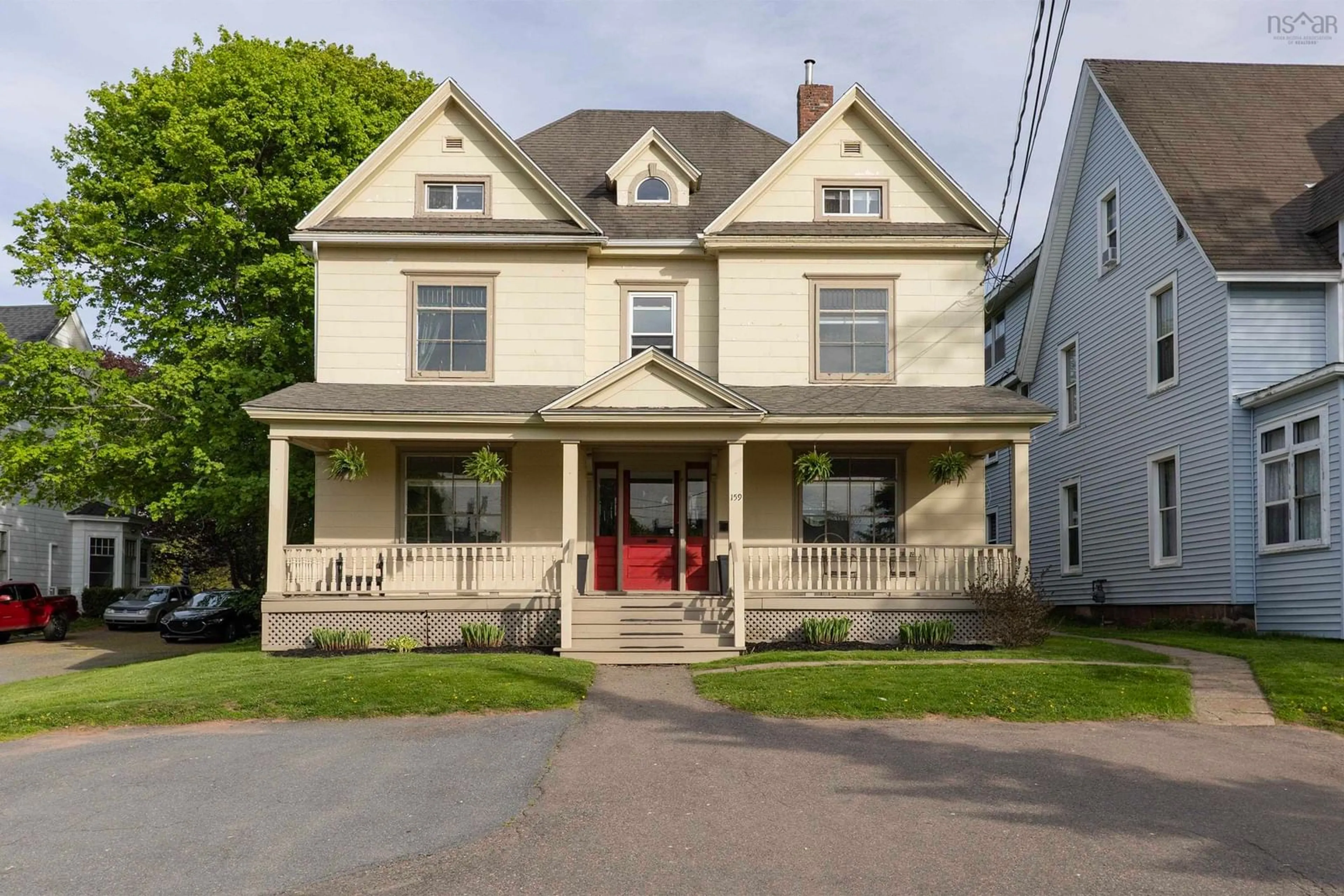 Home with vinyl exterior material, street for 159 Victoria St, Amherst Nova Scotia B4H 1Y4