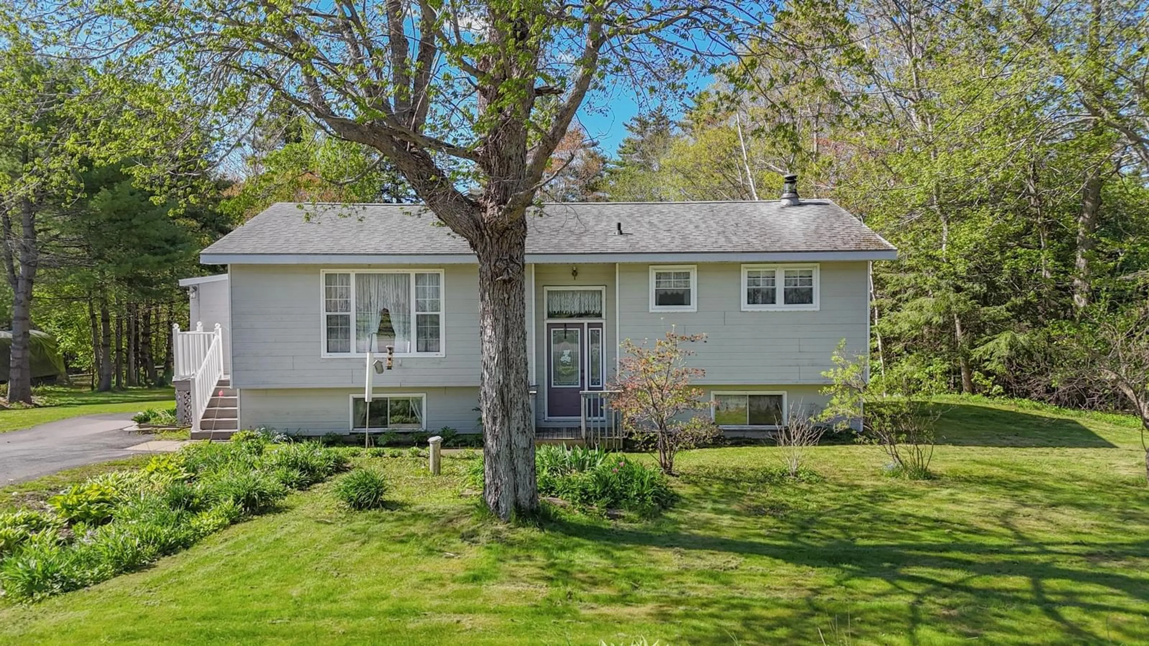 Home with vinyl exterior material, street for 3261 Highway 325, Wileville Nova Scotia B4V 5H5