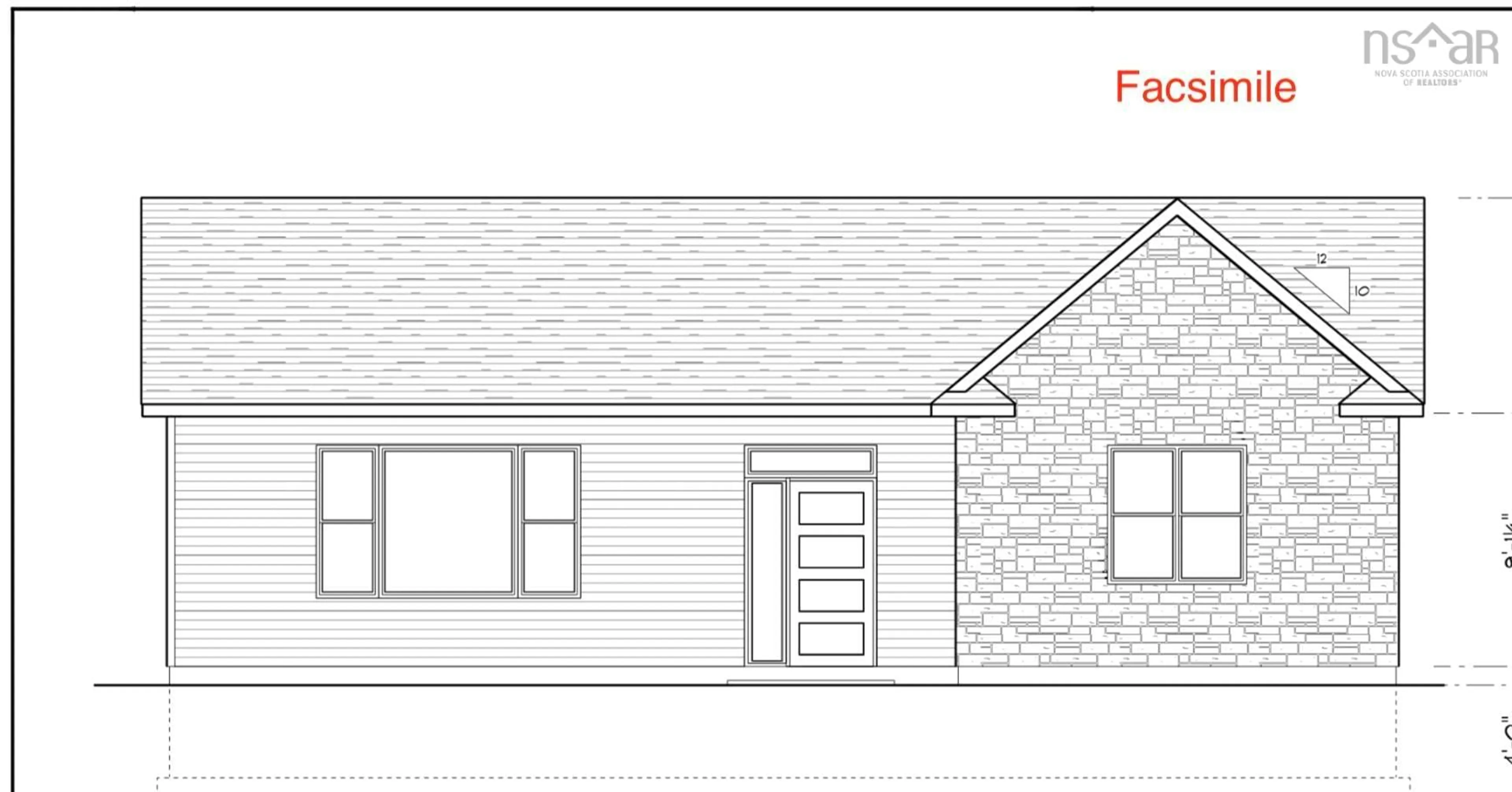 Home with brick exterior material, building for Lot 1 Lower Harmony Rd, Harmony Nova Scotia B6L 3V5