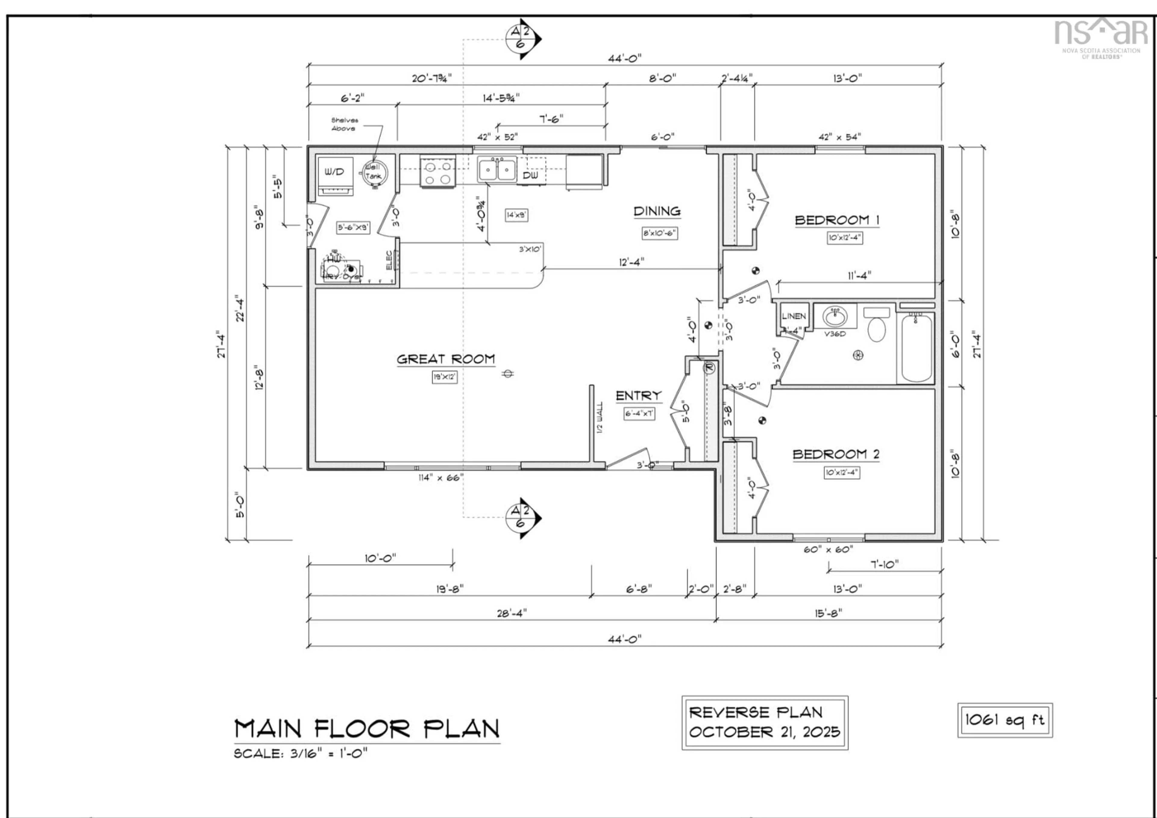 Floor plan for Lot 1 Lower Harmony Rd, Harmony Nova Scotia B6L 3V5
