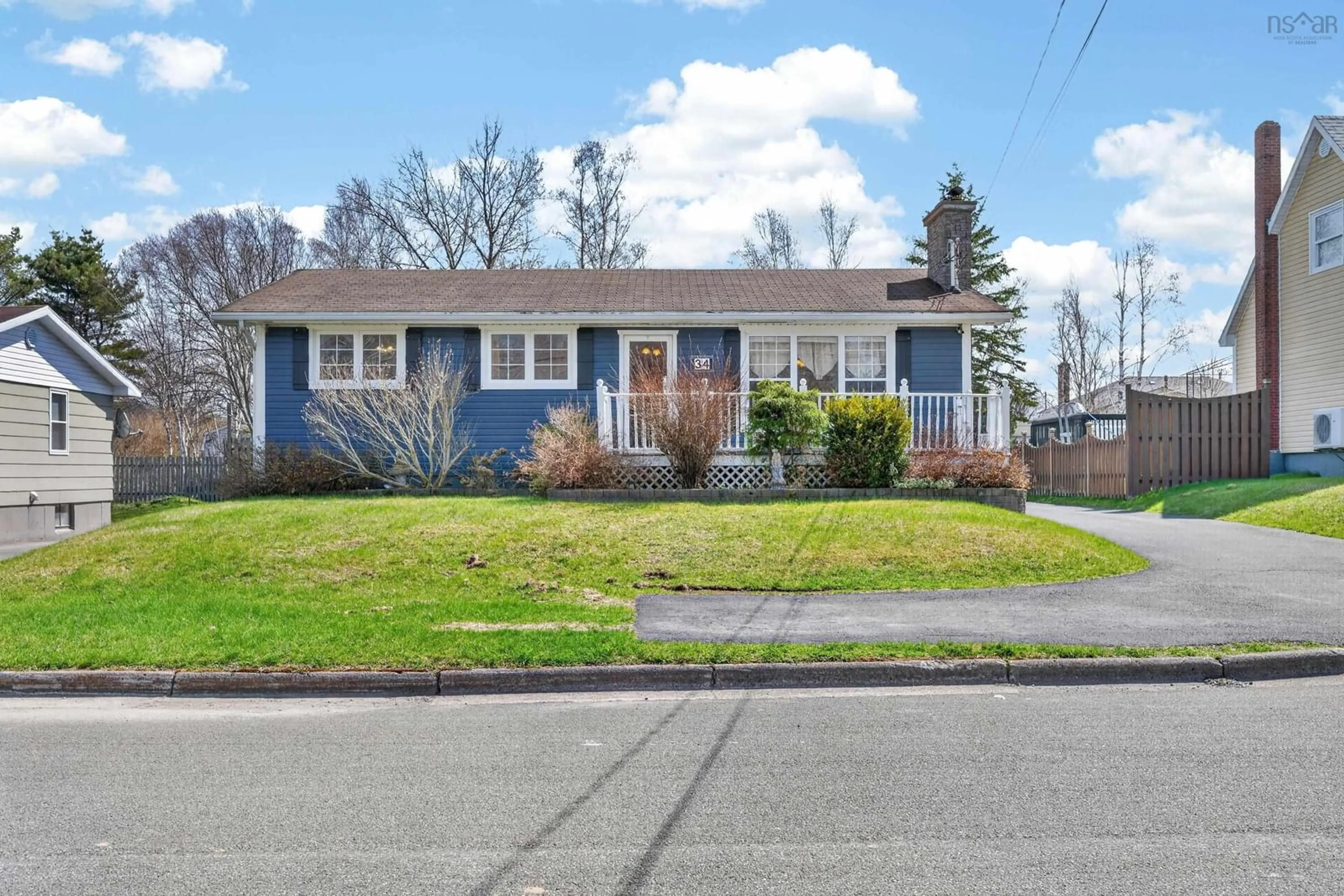 Home with vinyl exterior material, street for 34 Glenda Crescent, Sydney Nova Scotia B1S 2M5