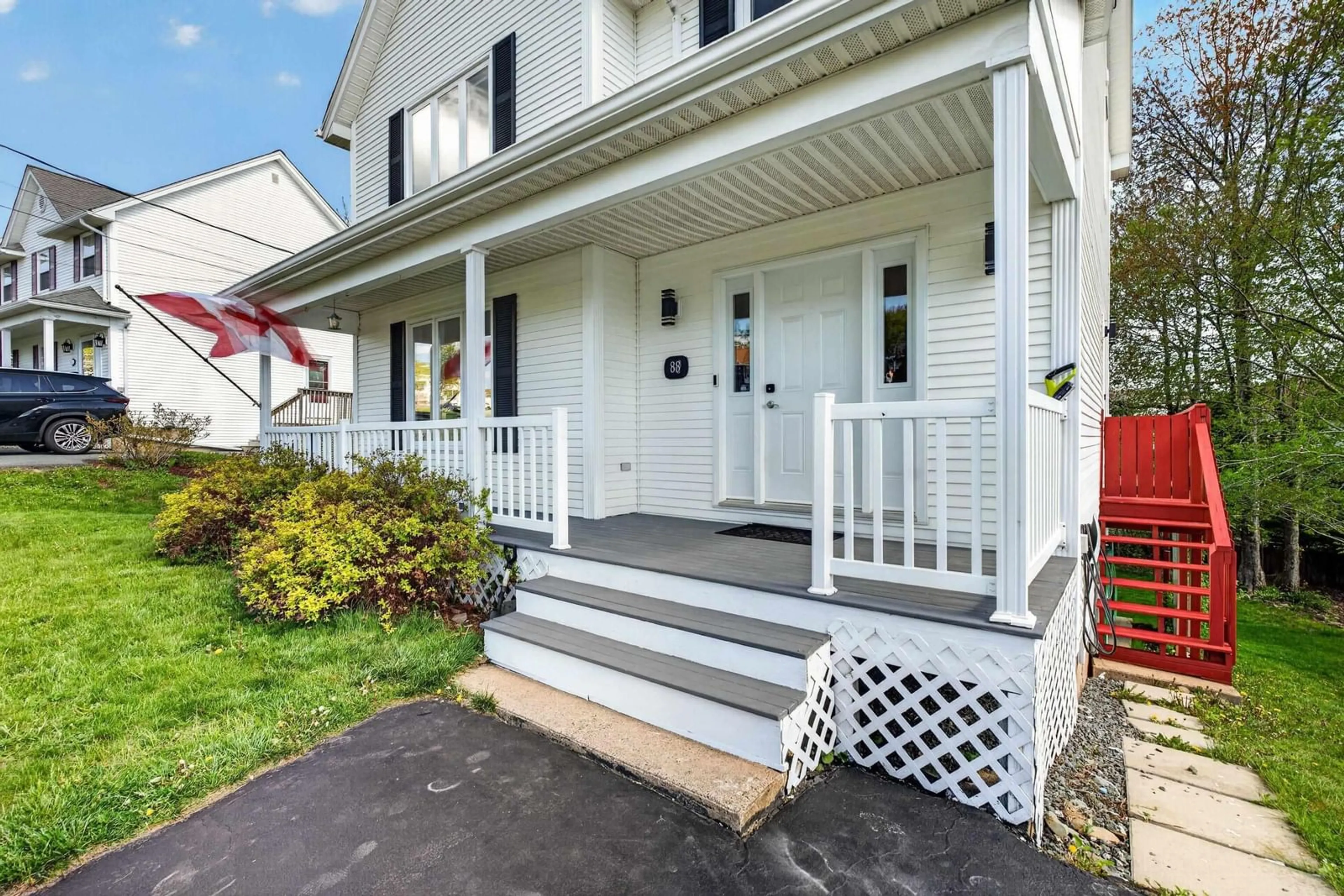 Home with vinyl exterior material, street for 88 Auburn Dr, Dartmouth Nova Scotia B2W 3S6