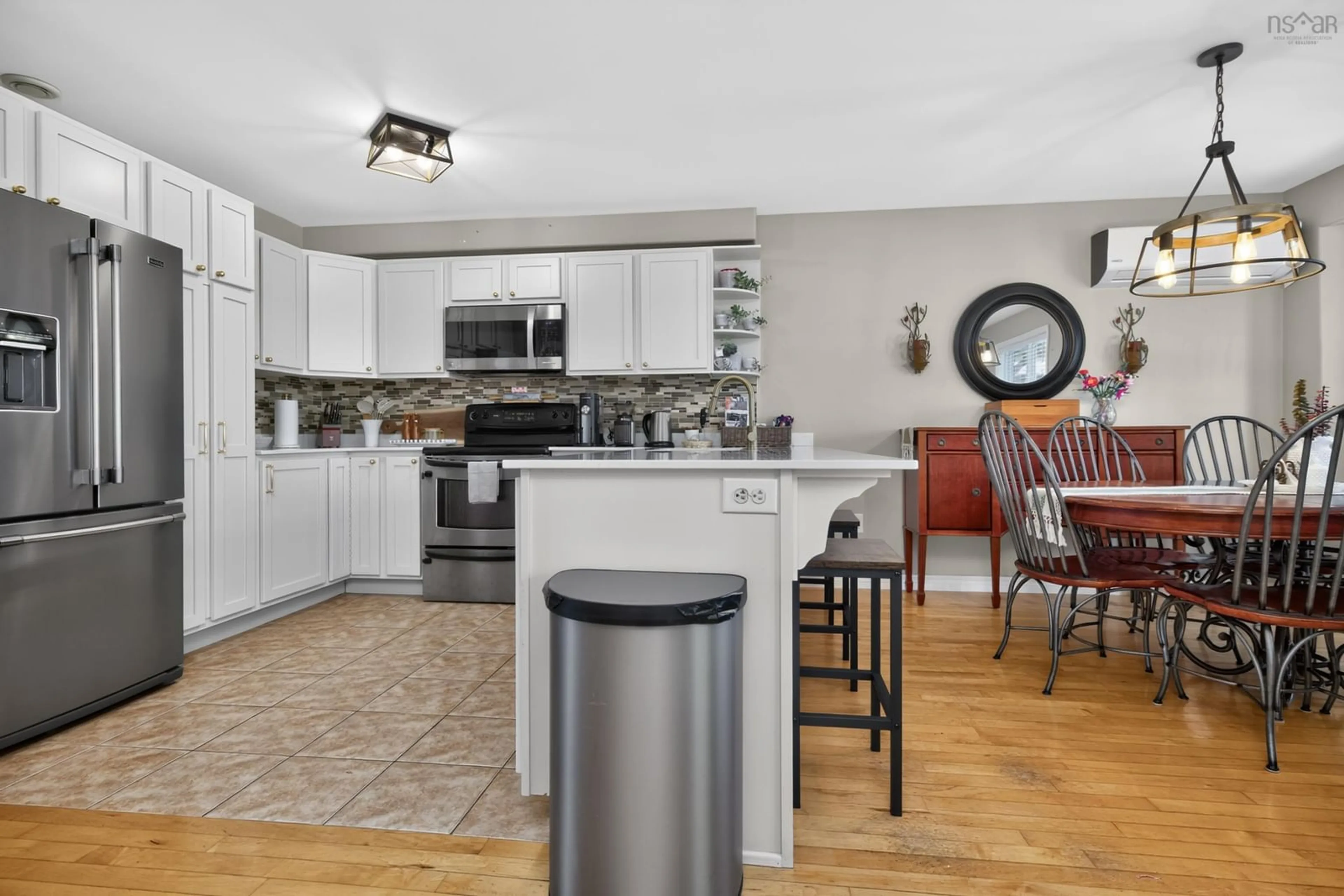 Open concept kitchen, ceramic/tile floor for 200 Transom Dr, Halifax Nova Scotia B3M 4T7