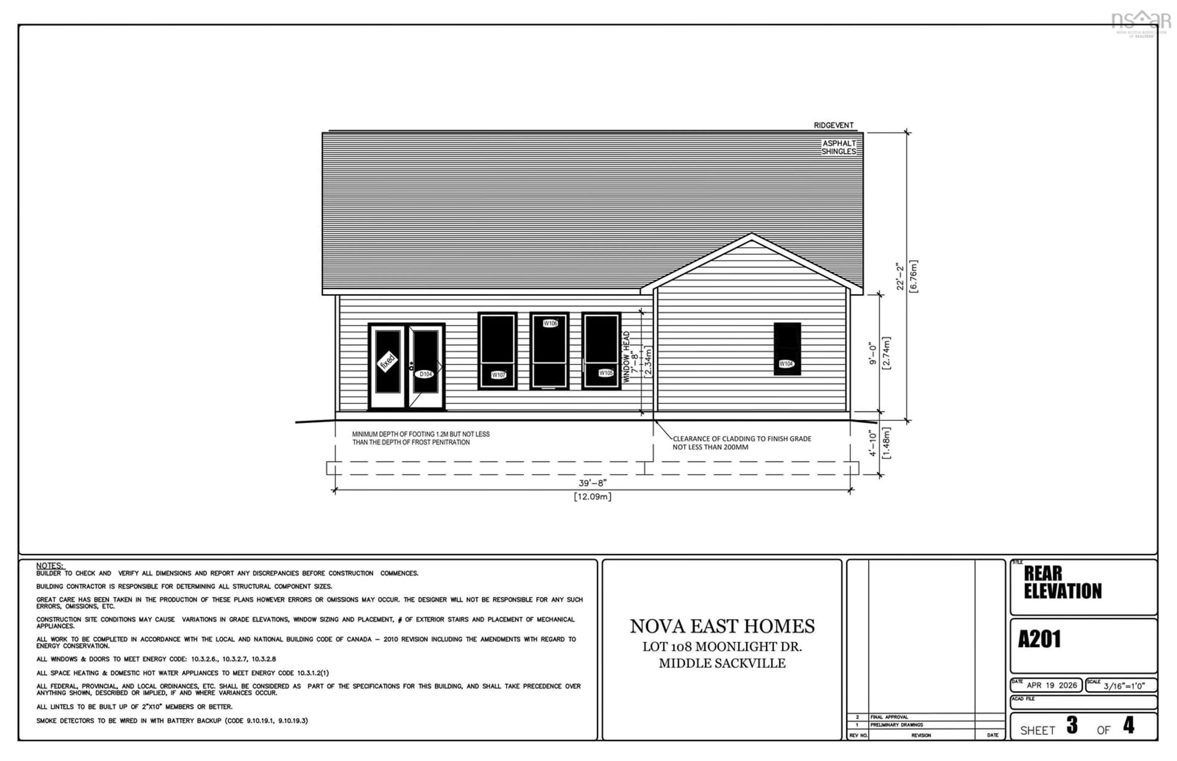 Floor plan for 108 Moonlight Dr, Mount Uniacke Nova Scotia B0N 1Z0