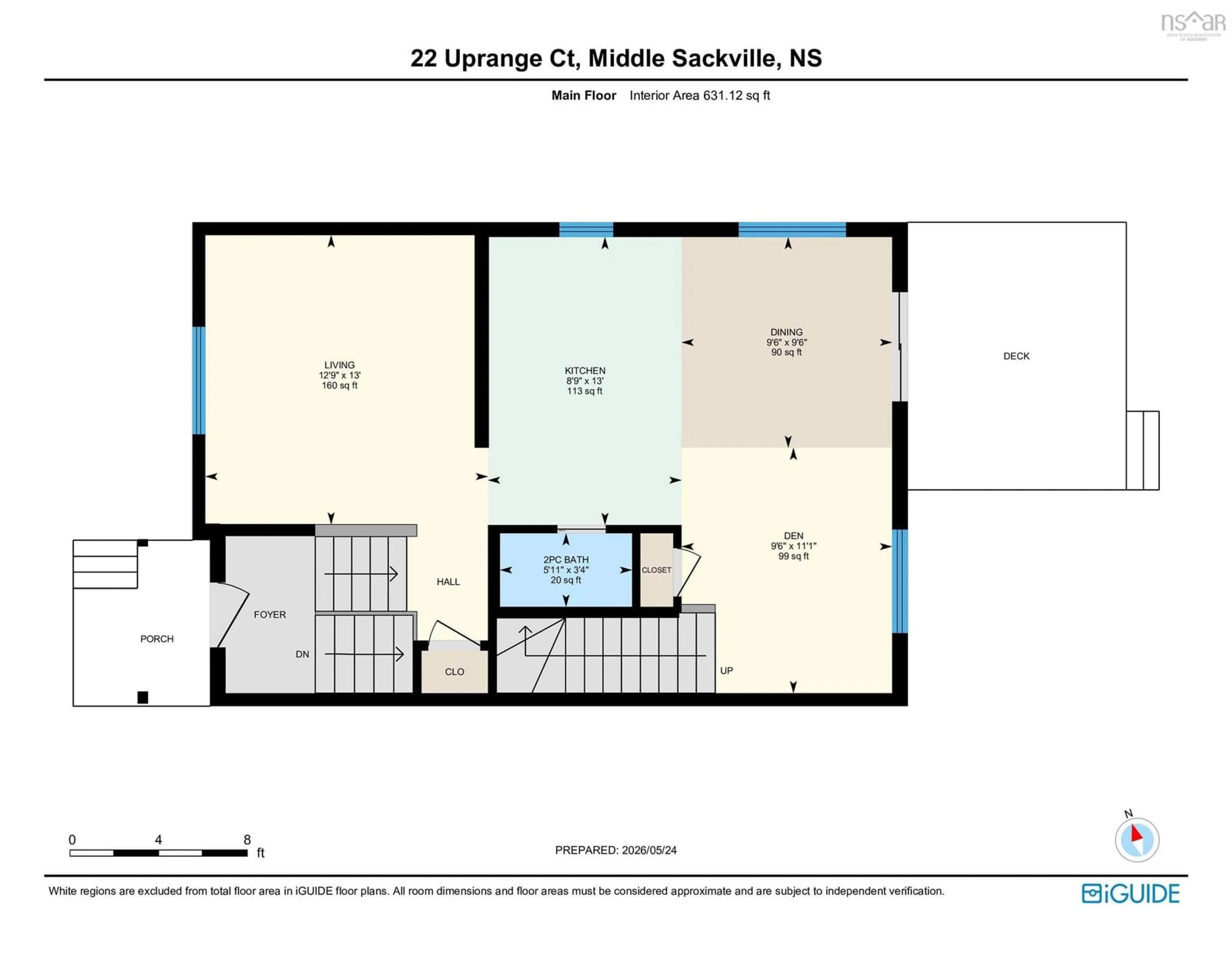 Floor plan for 22 Uprange Crt, Middle Sackville Nova Scotia B4E 0K8