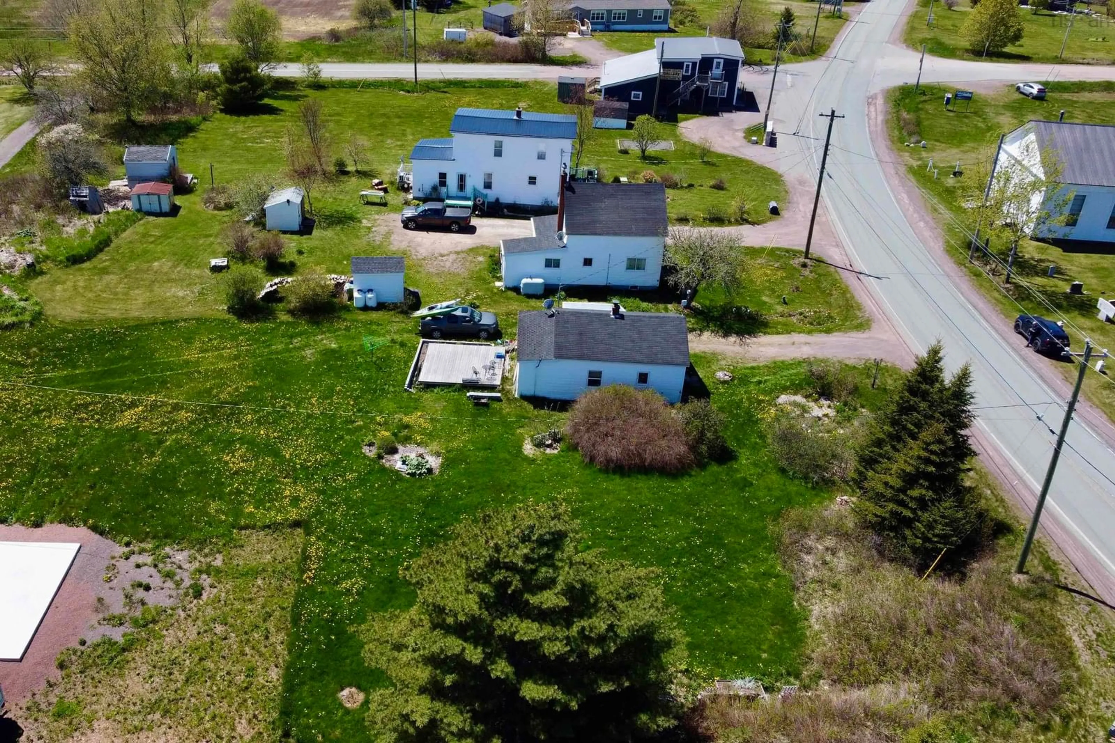 A pic from outside/outdoor area/front of a property/back of a property/a pic from drone, street for 10194 Highway 209, Diligent River Nova Scotia B0M 1S0