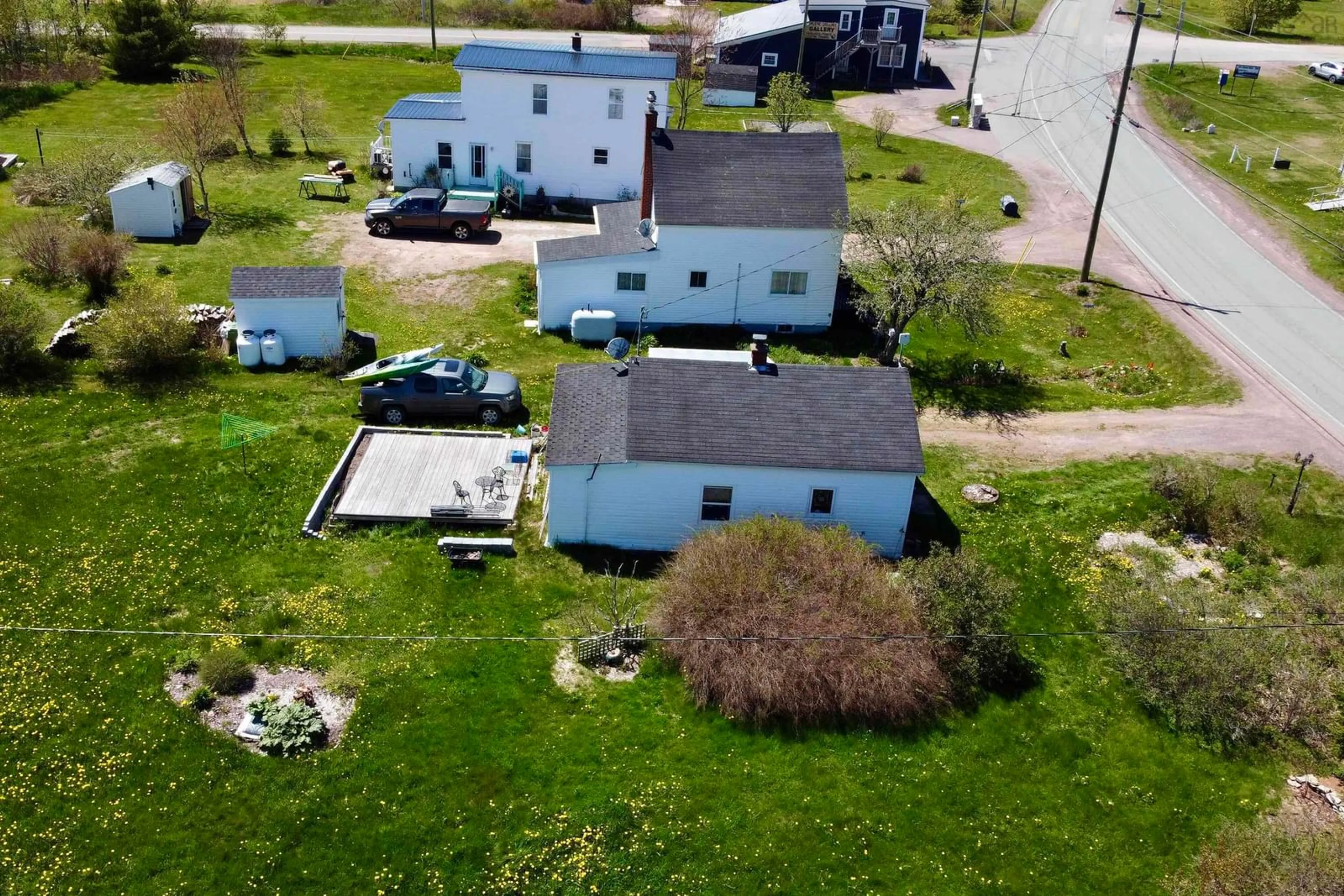 A pic from outside/outdoor area/front of a property/back of a property/a pic from drone, street for 10194 Highway 209, Diligent River Nova Scotia B0M 1S0