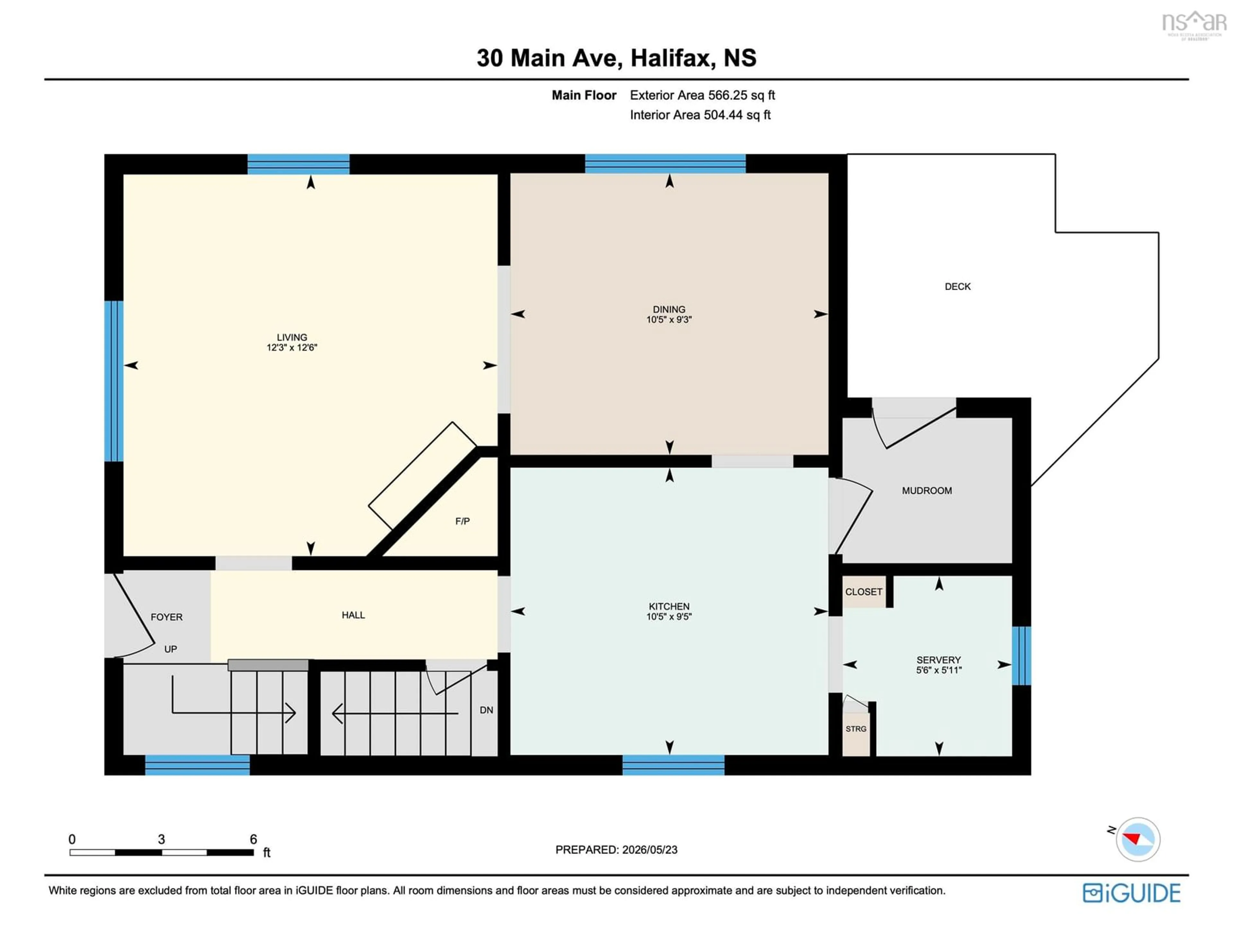 Floor plan for 30 Main Ave, Halifax Nova Scotia B3M 1A3