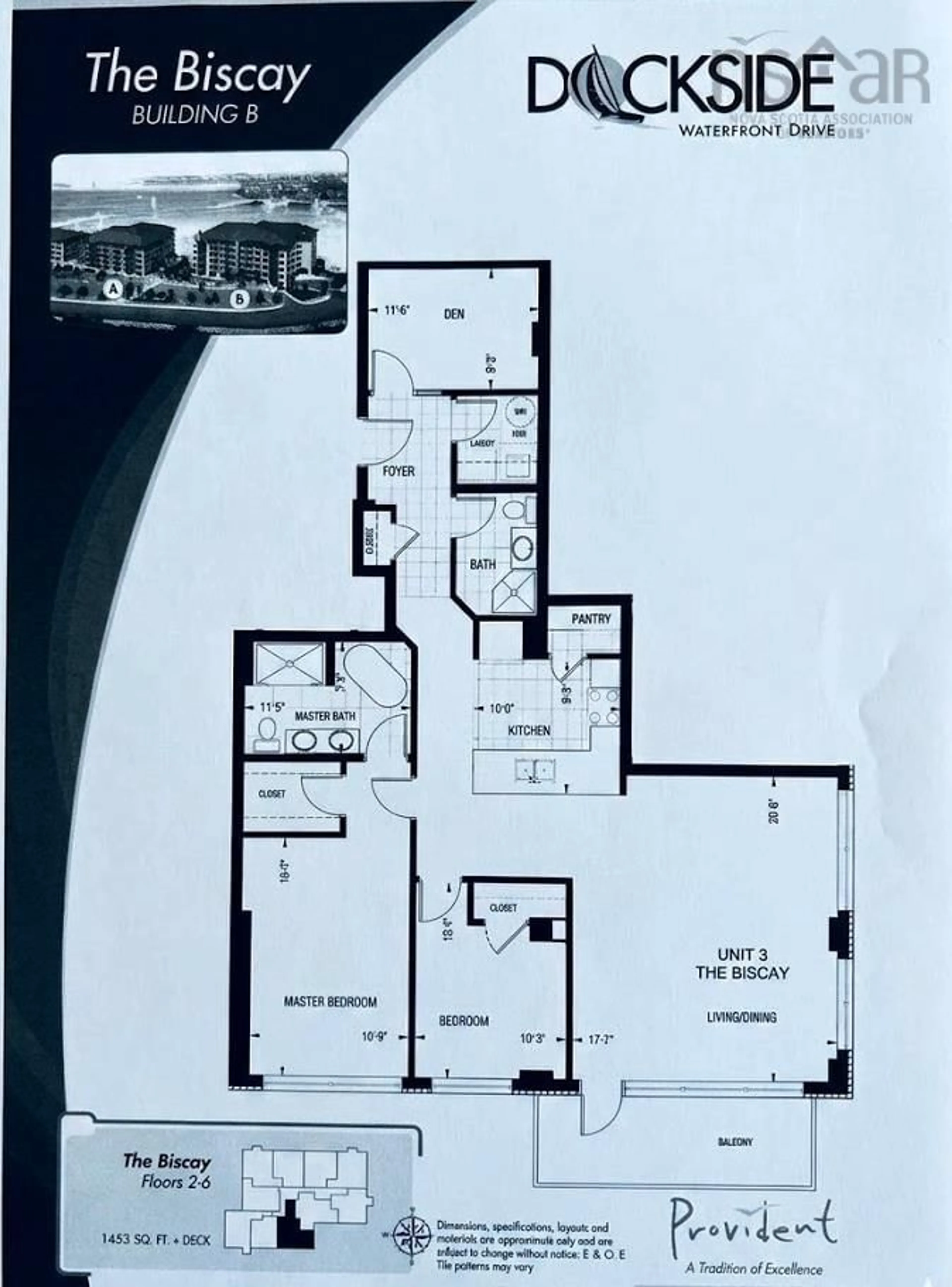 Floor plan for 220 Waterfront Dr #503, Bedford Nova Scotia B4A 0H3