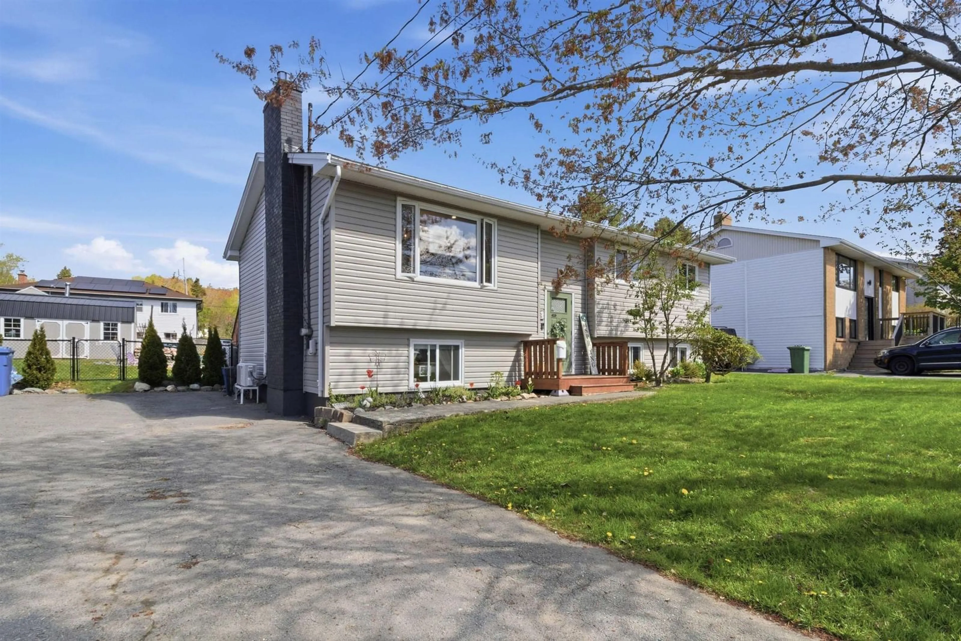 Home with vinyl exterior material, street for 15 Owen Dr, Dartmouth Nova Scotia B2W 3M1