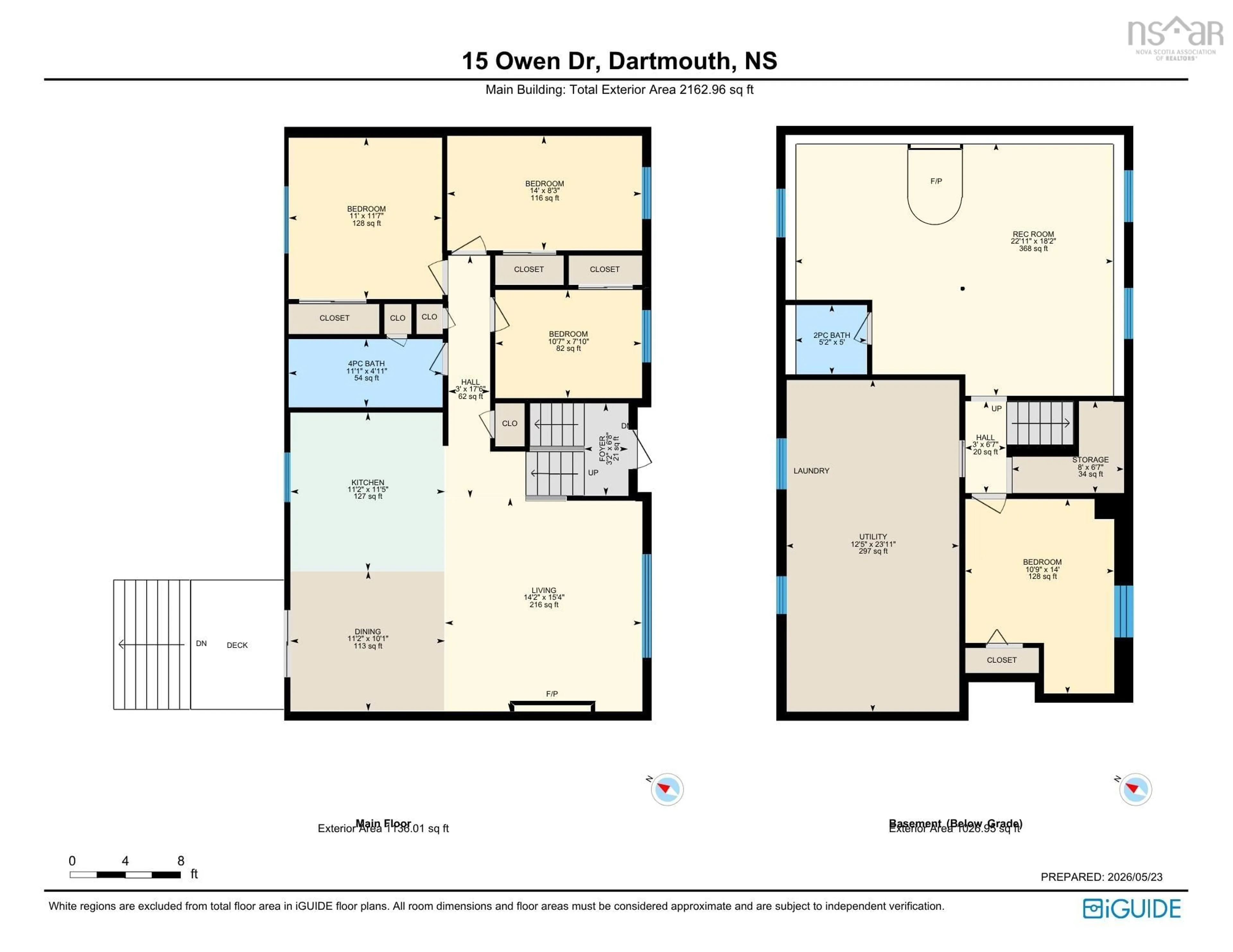Floor plan for 15 Owen Dr, Dartmouth Nova Scotia B2W 3M1