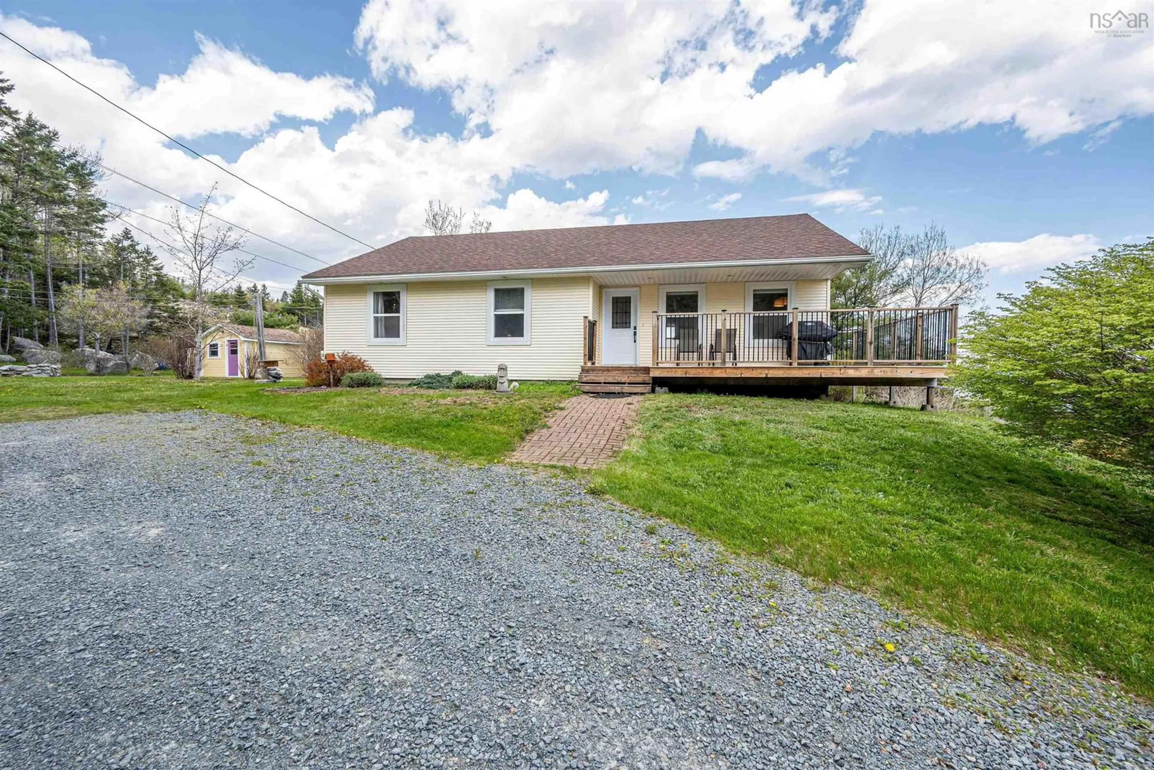 A pic from outside/outdoor area/front of a property/back of a property/a pic from drone, unknown for 6867 St Margarets Bay Rd, Boutiliers Point Nova Scotia B3Z 1W5