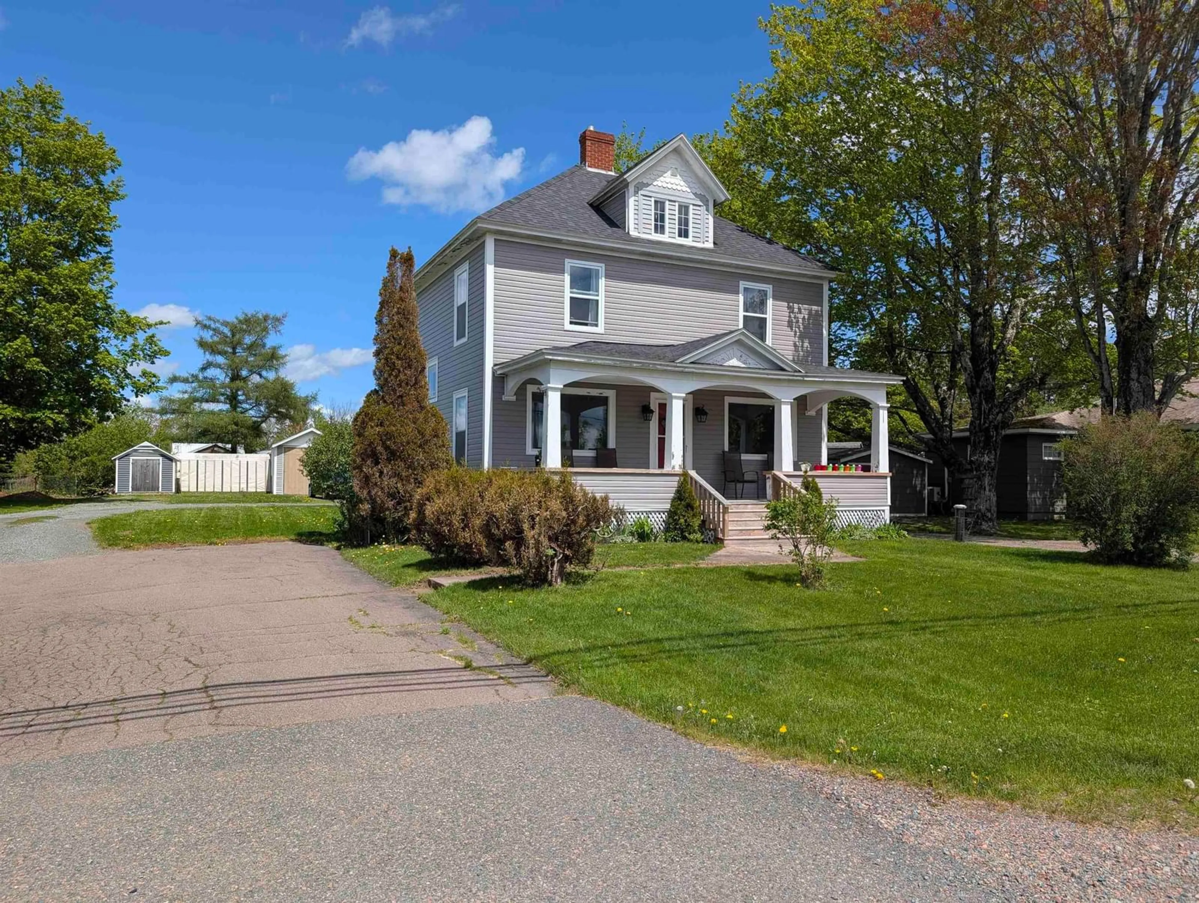 A pic from outside/outdoor area/front of a property/back of a property/a pic from drone, street for 1223 Plains Rd, Debert Nova Scotia B0M 1G0