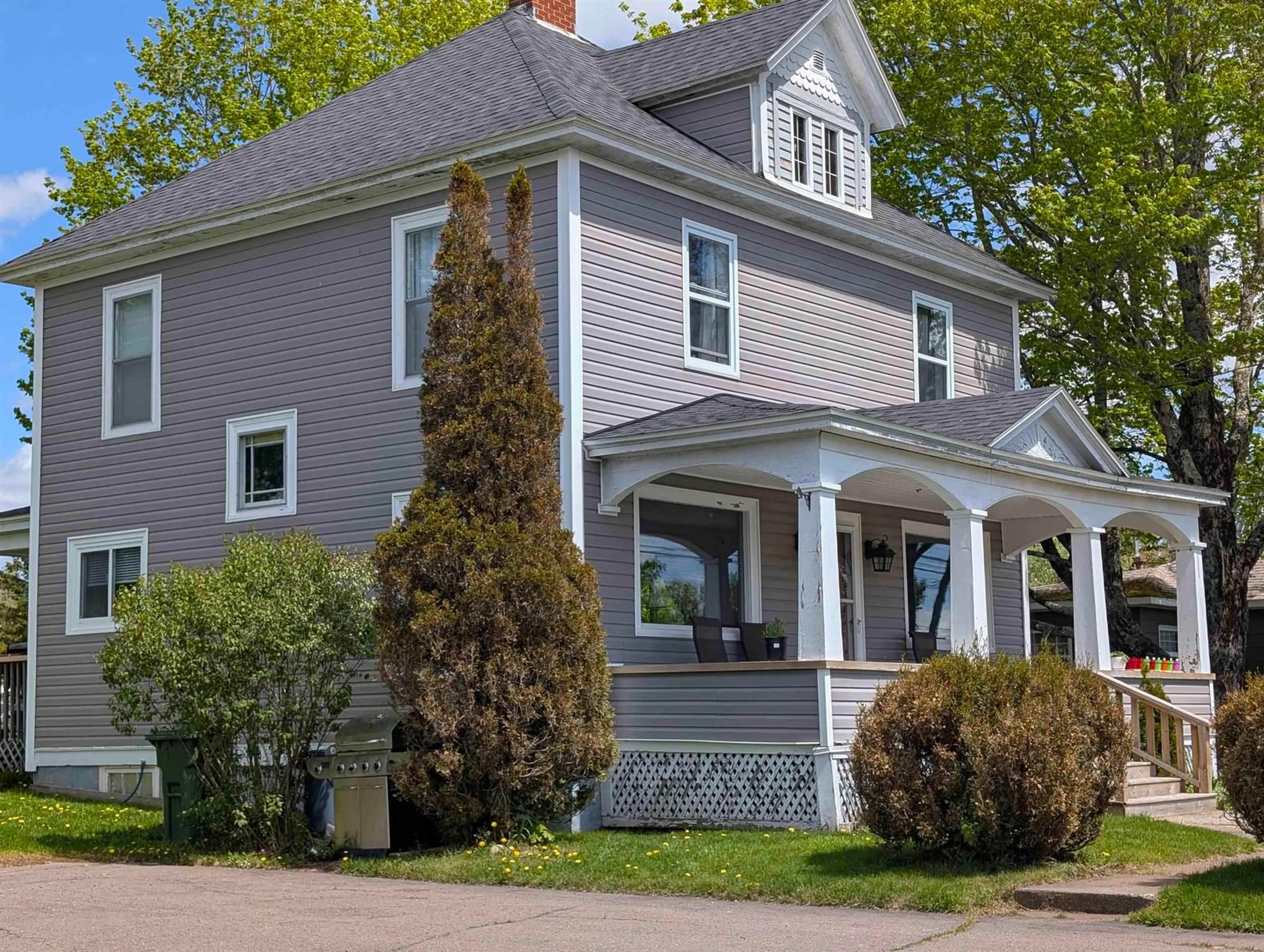 Home with vinyl exterior material, street for 1223 Plains Rd, Debert Nova Scotia B0M 1G0