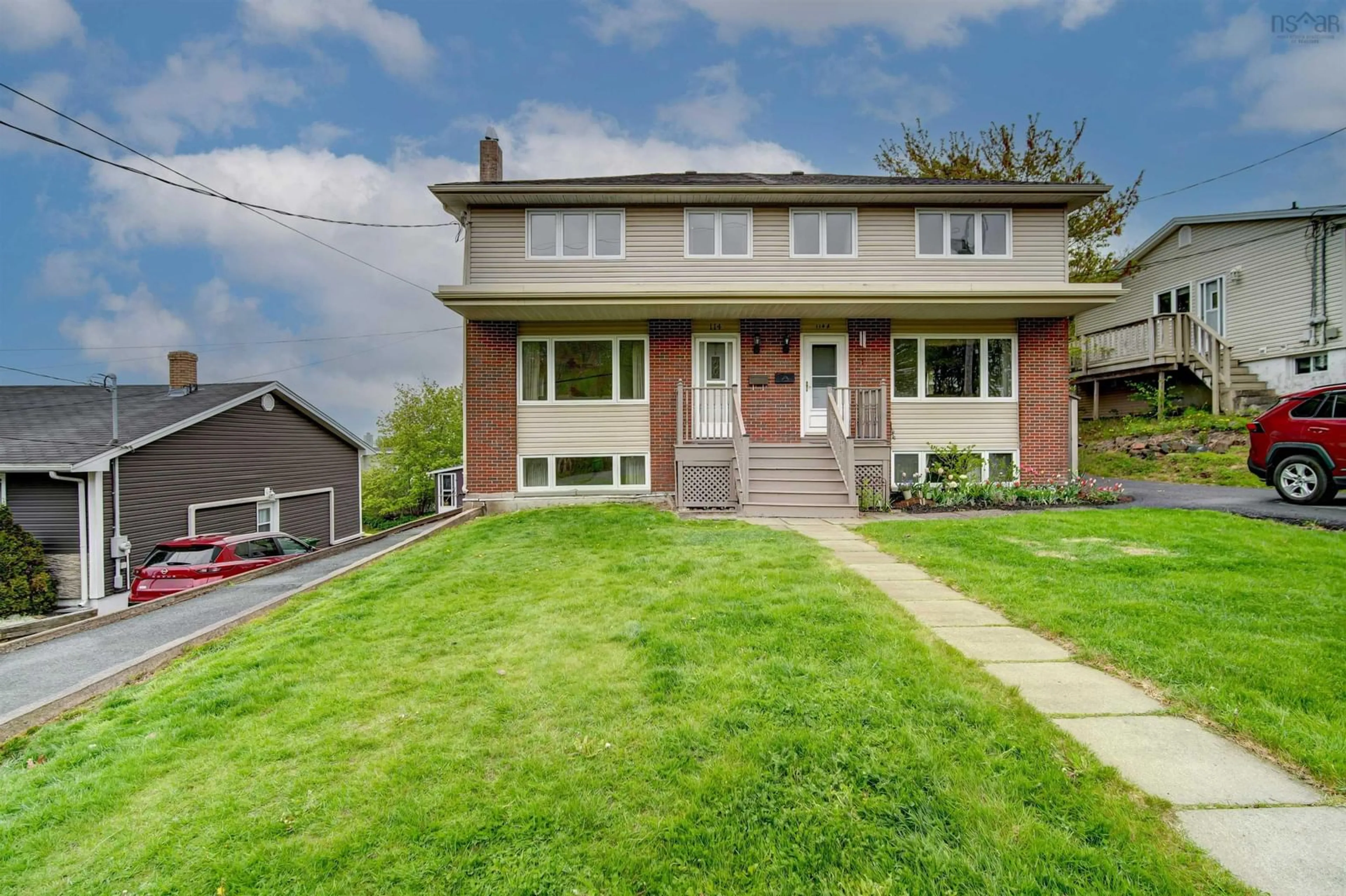 Home with brick exterior material, street for 114 Frederick Ave, Fairview Nova Scotia B3N 2L1