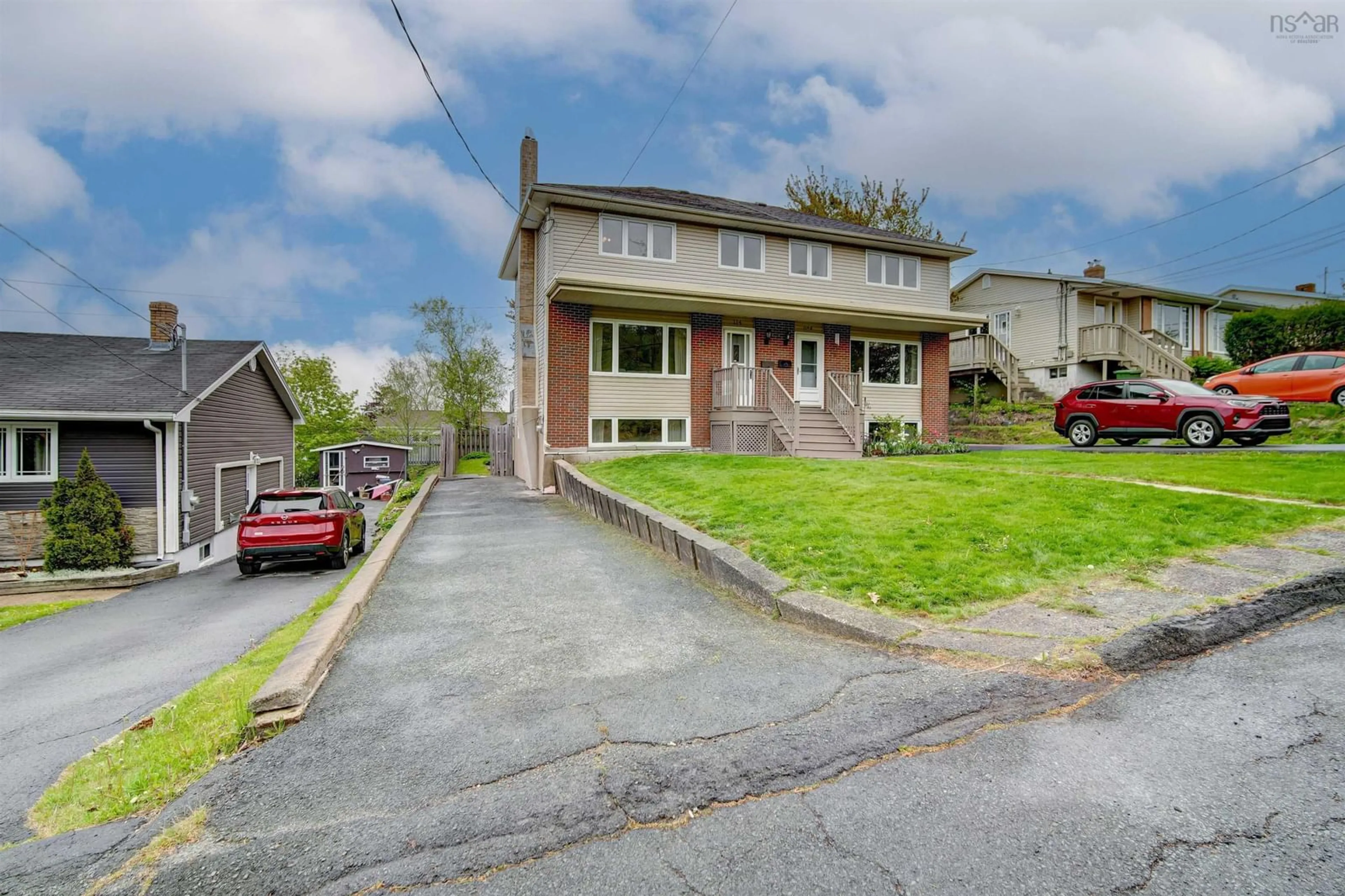 A pic from outside/outdoor area/front of a property/back of a property/a pic from drone, street for 114 Frederick Ave, Fairview Nova Scotia B3N 2L1