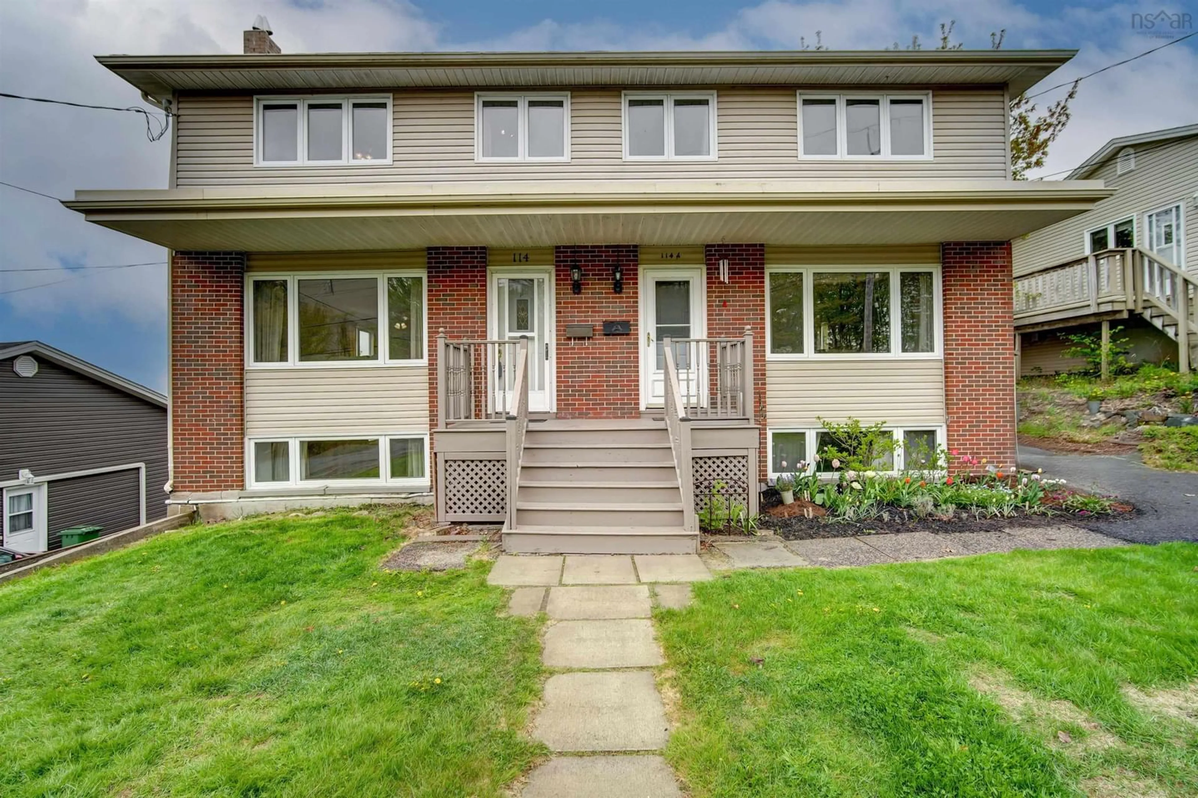 Home with brick exterior material, street for 114 Frederick Ave, Fairview Nova Scotia B3N 2L1