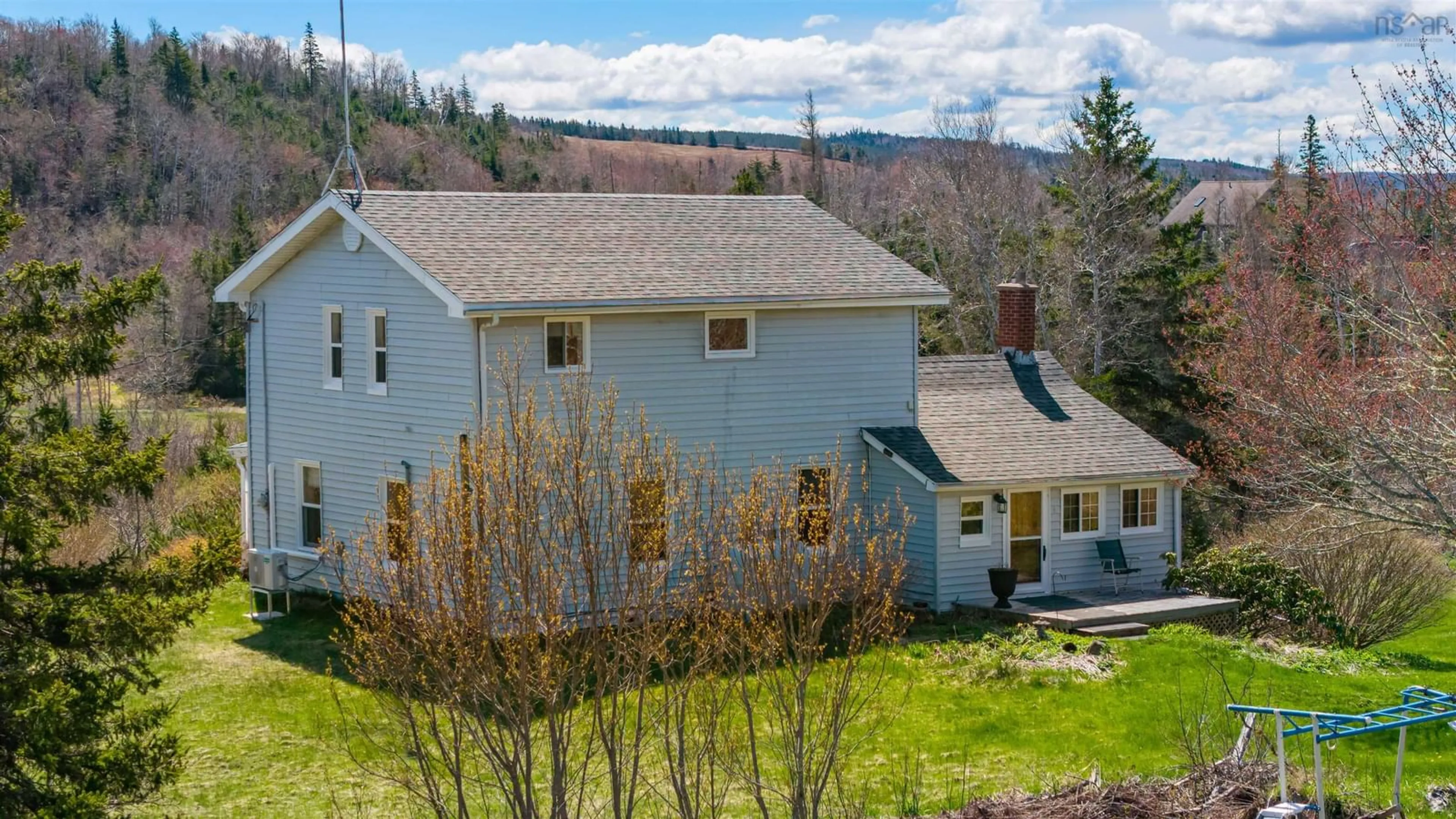 A pic from outside/outdoor area/front of a property/back of a property/a pic from drone, unknown for 801 West River Station Rd, Watervale Nova Scotia B0K 1Z0